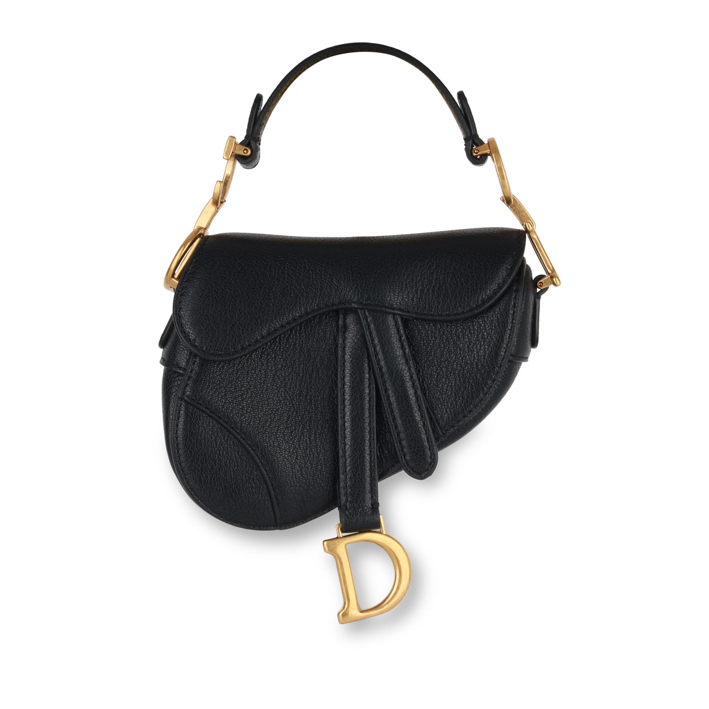 Dior Matte Saddle Bag Bonhams DIOR: BLACK SATIN MINI SADDLE BAG