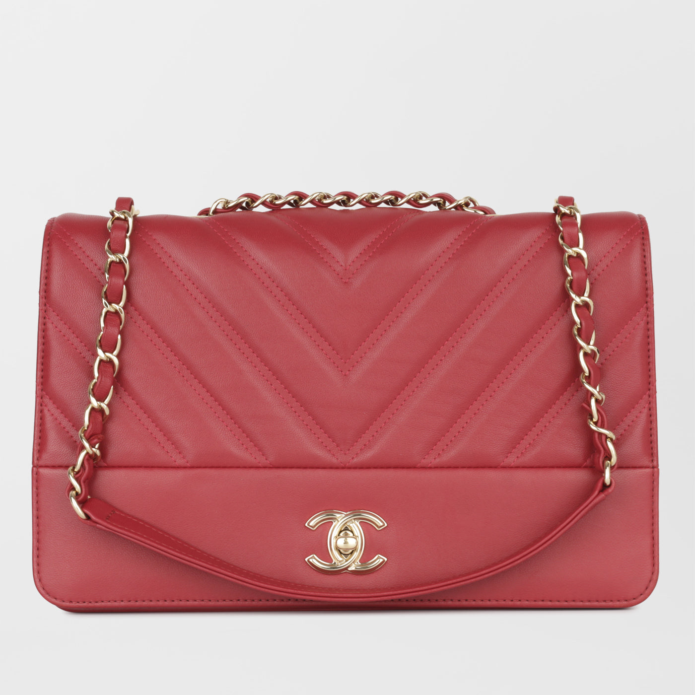 Chevron Full Flap Bag