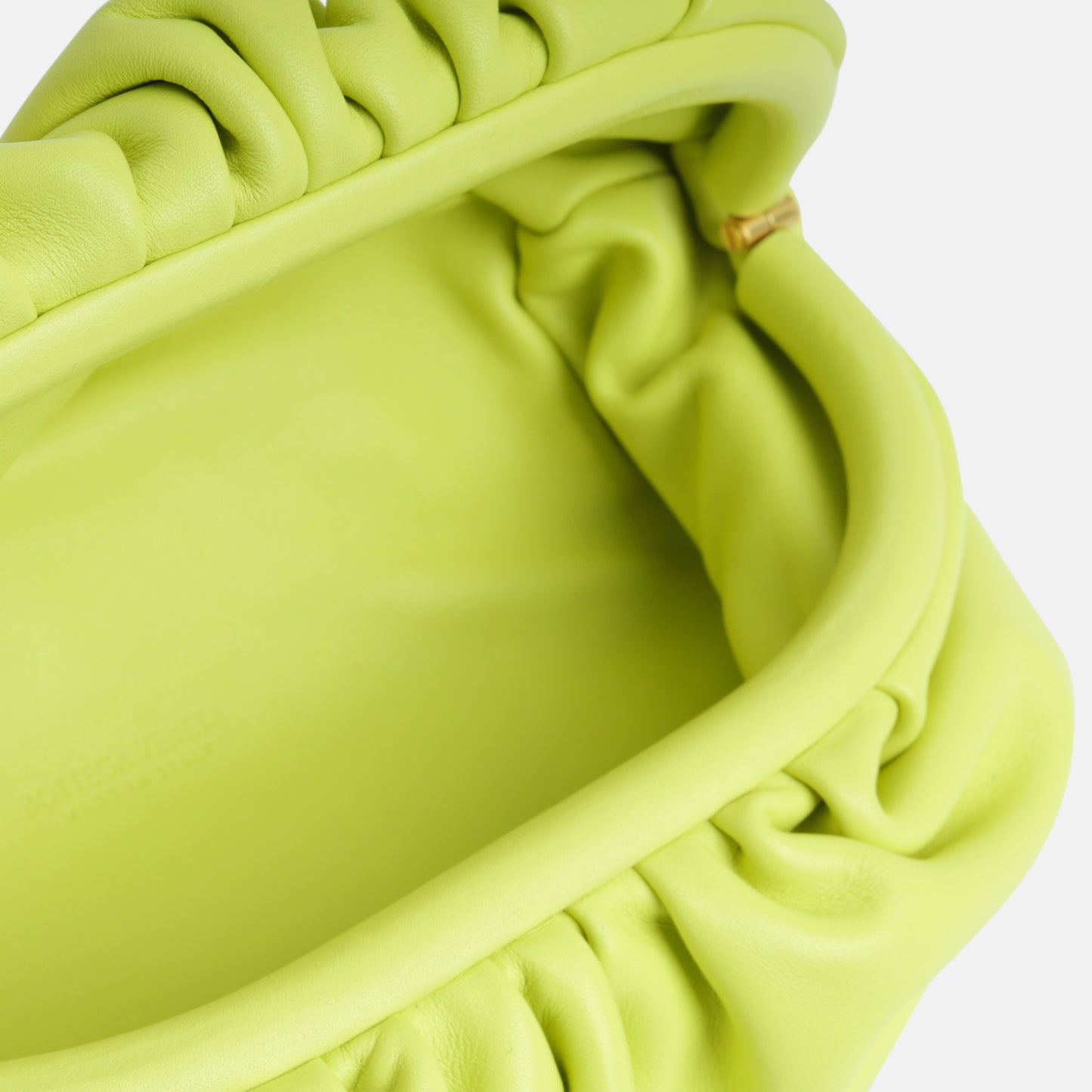 Pouch Belt Bag - Lime Nappa | Gold Hardware