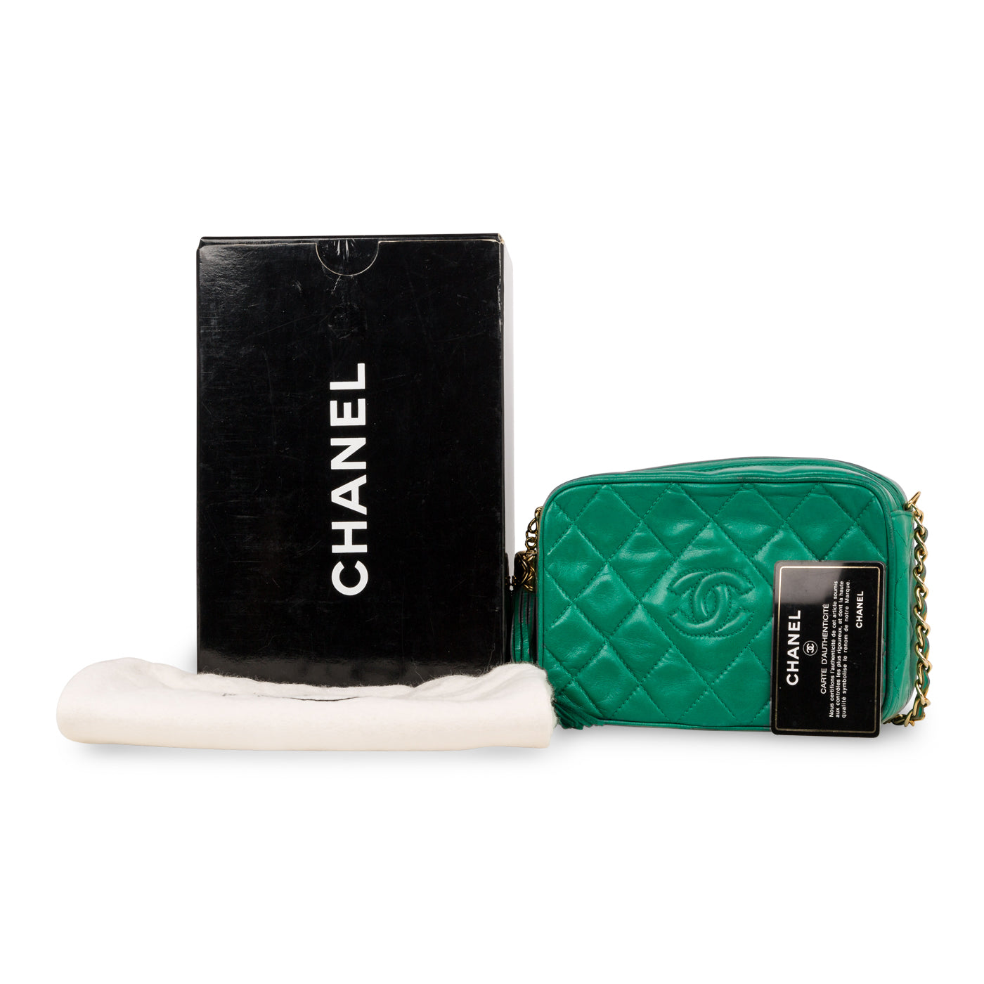 Vintage Lambskin Tassel Bag