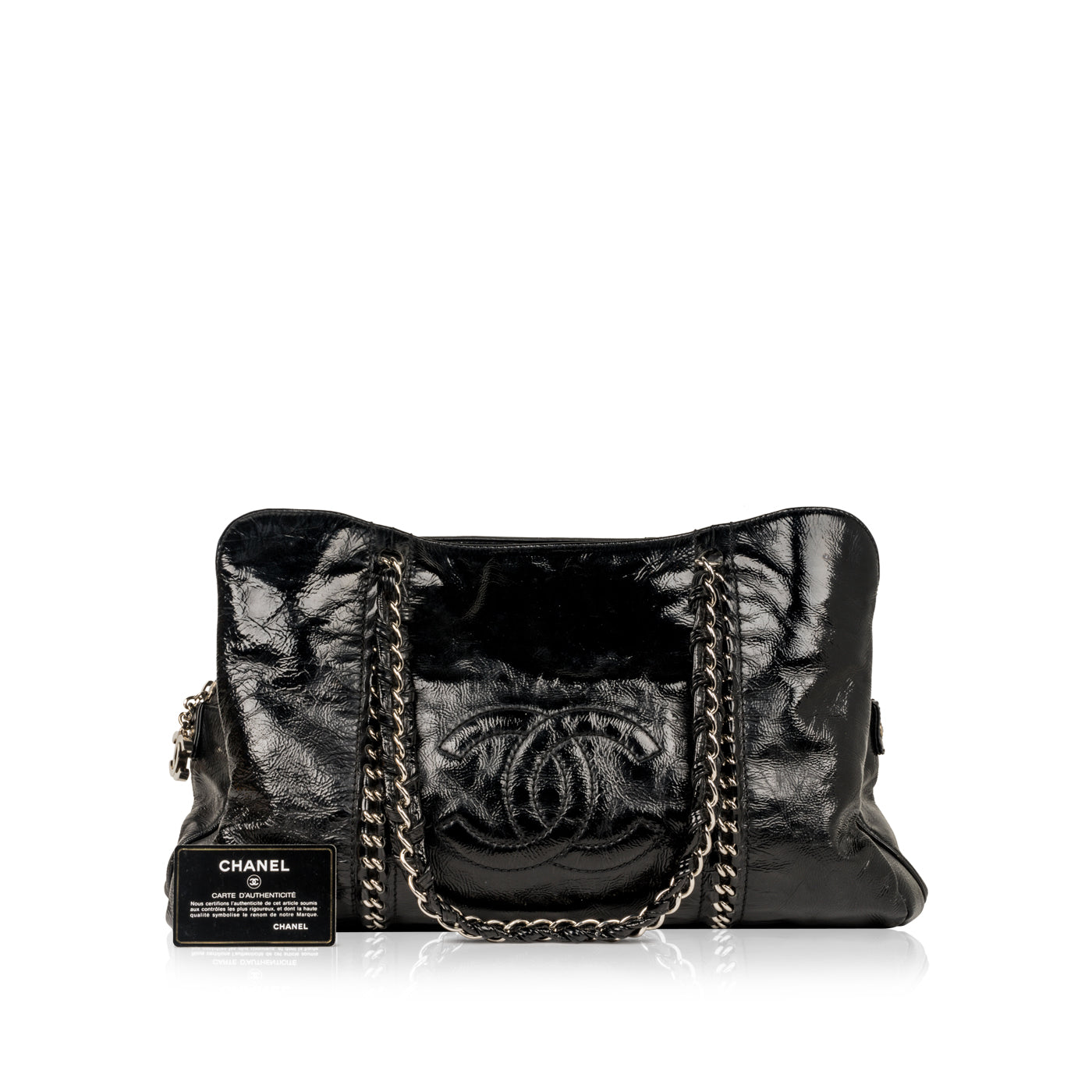 East West Patent Tote