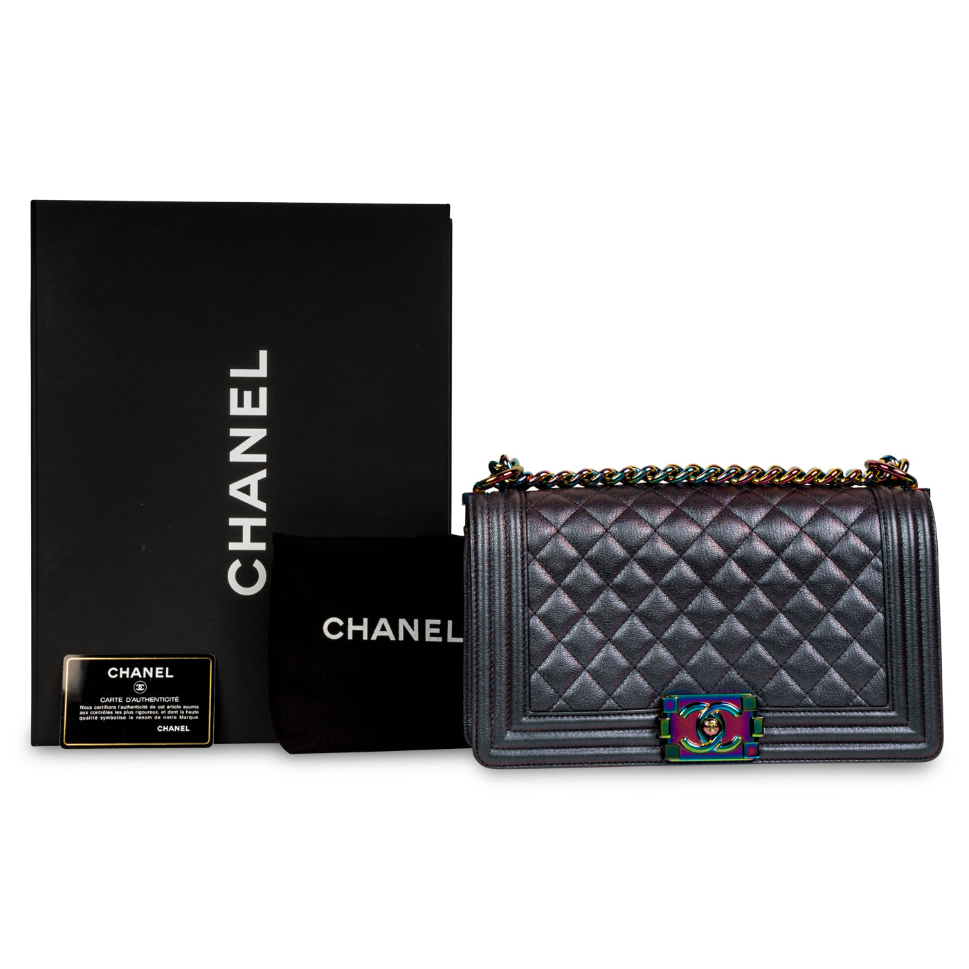 Iridescent Boy Bag - Medium