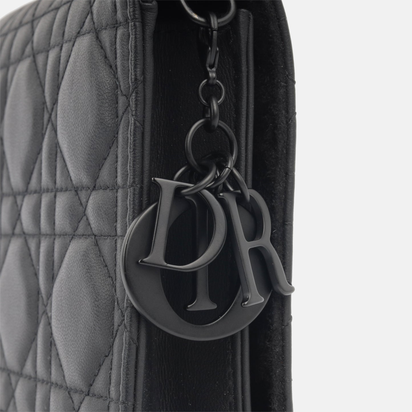 Lady Dior Pouch - Matte Black