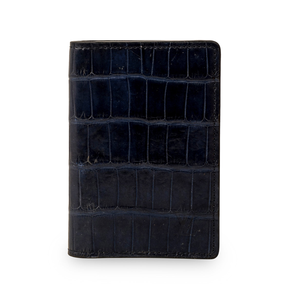 Louis Vuitton - Pocket Organiser - Navy Blue Crocodile - Pre Loved