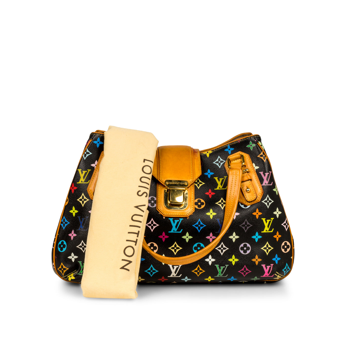 Multicolour Monogram Canvas Tote