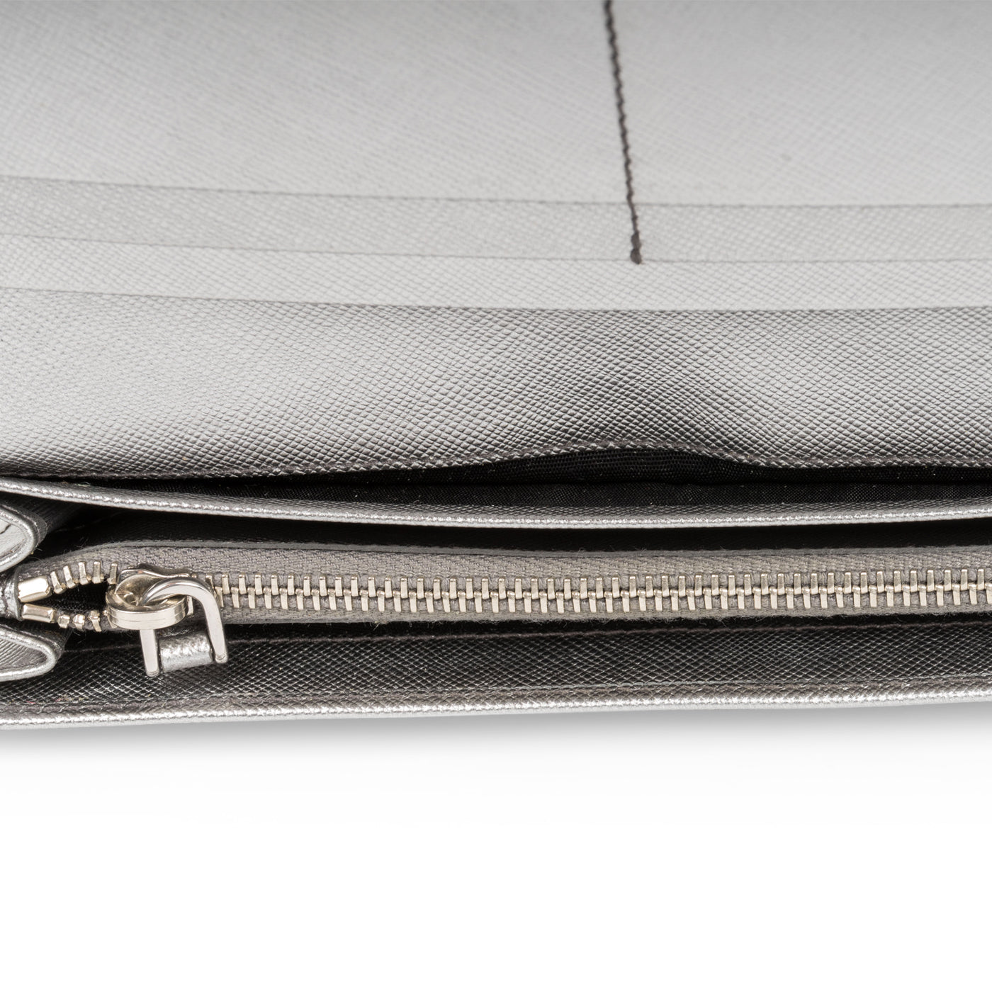 Metallic Saffiano Wallet