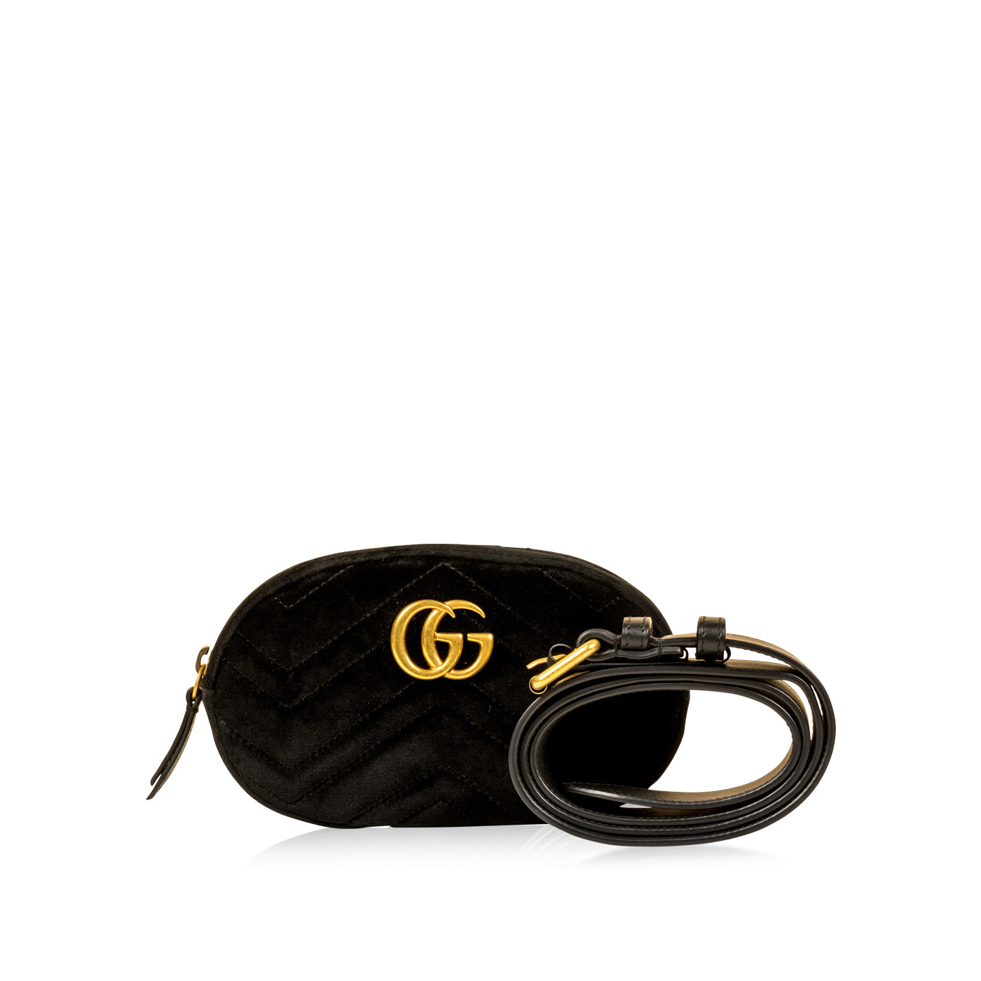 Marmont Belt Bag - Black Velvet