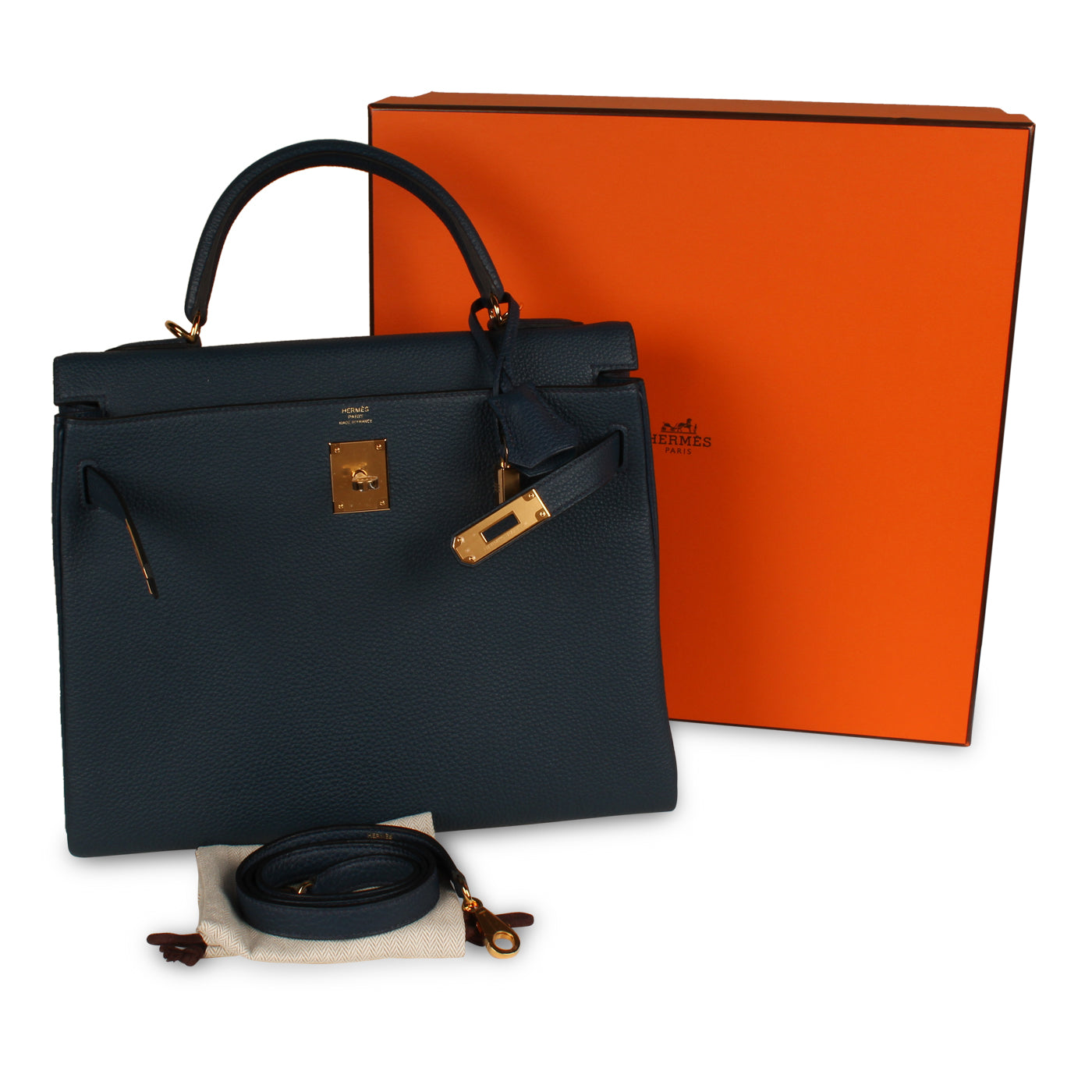 Kelly 32 - Bleu De Prusse Togo - GHW