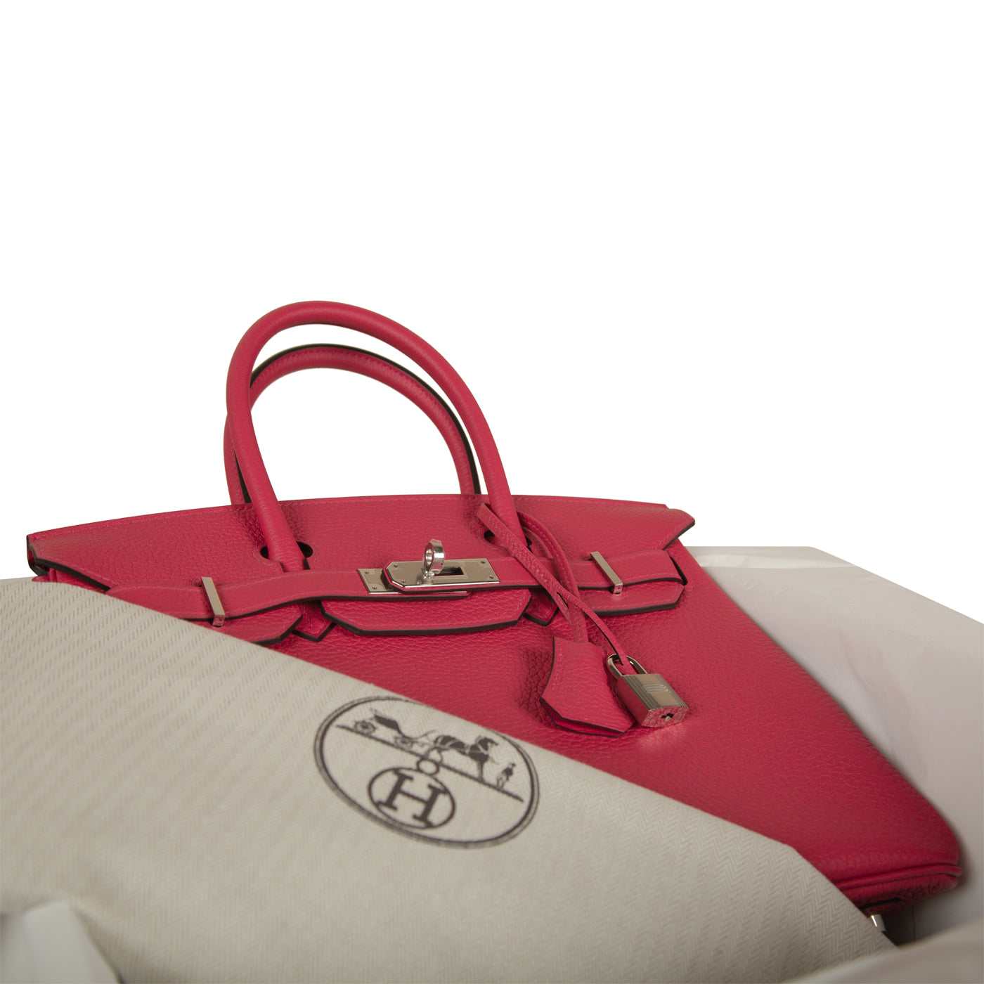 Birkin 30 - Framboise Togo - PHW