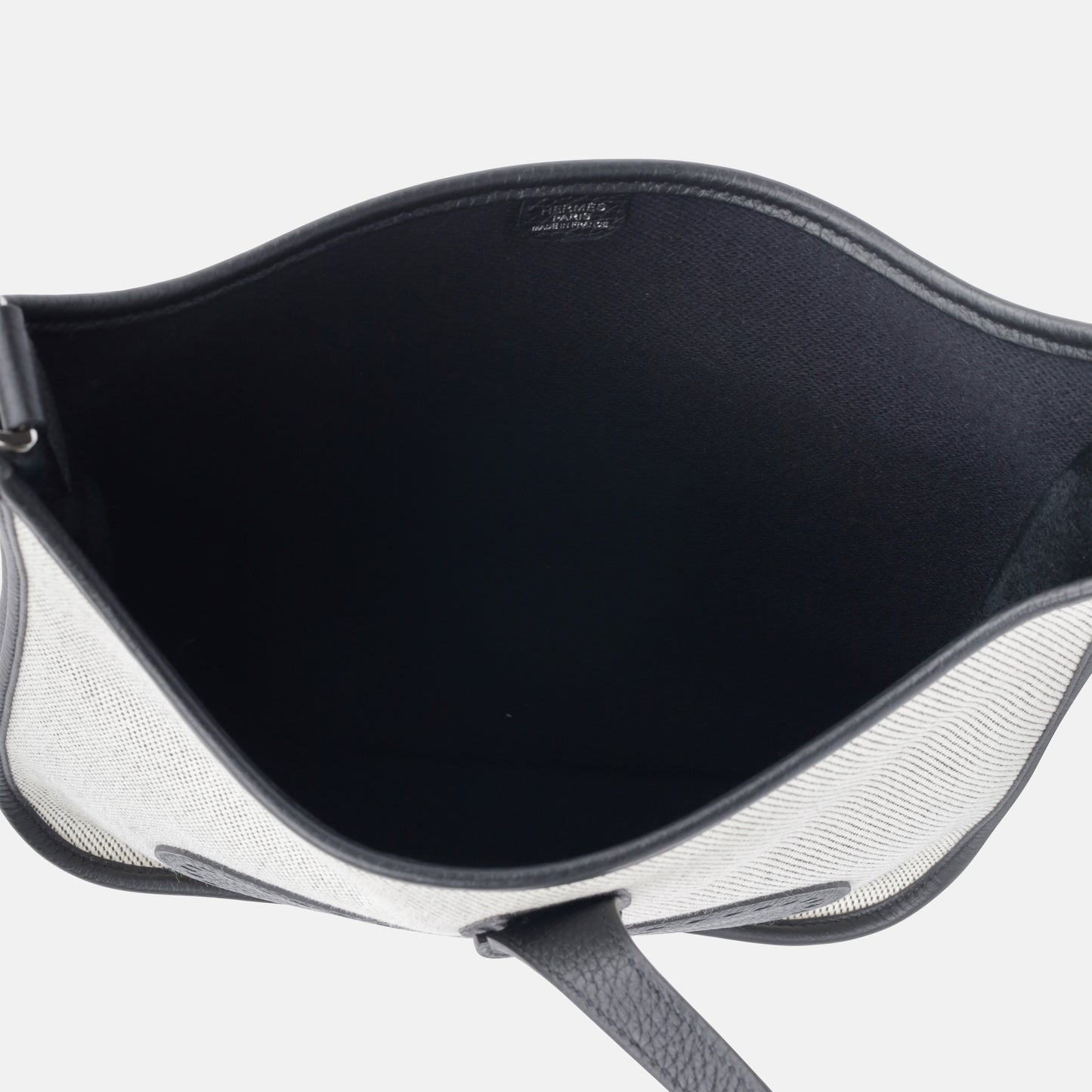 Evelyne PM - Noir Clemence / Ecru Toile PHW