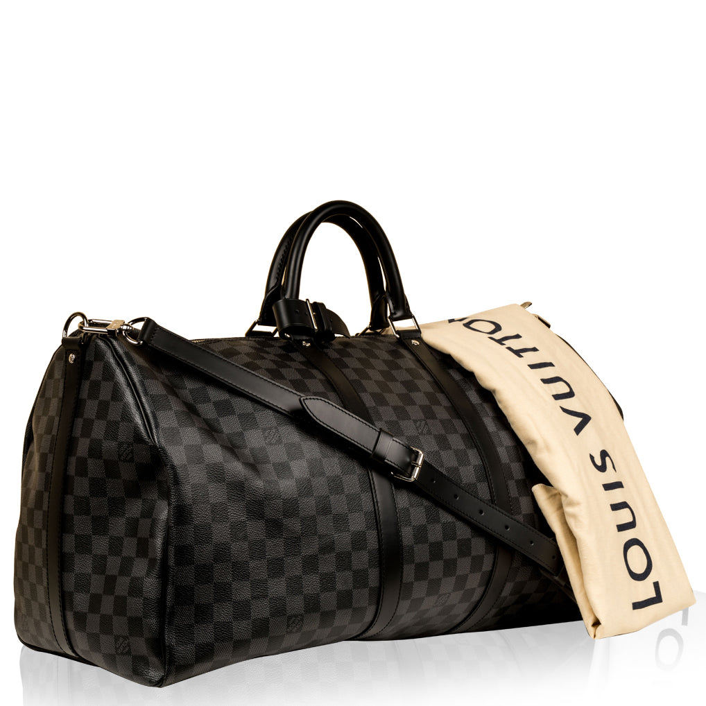 Keepall Bandoulière 55 - Damier Graphite
