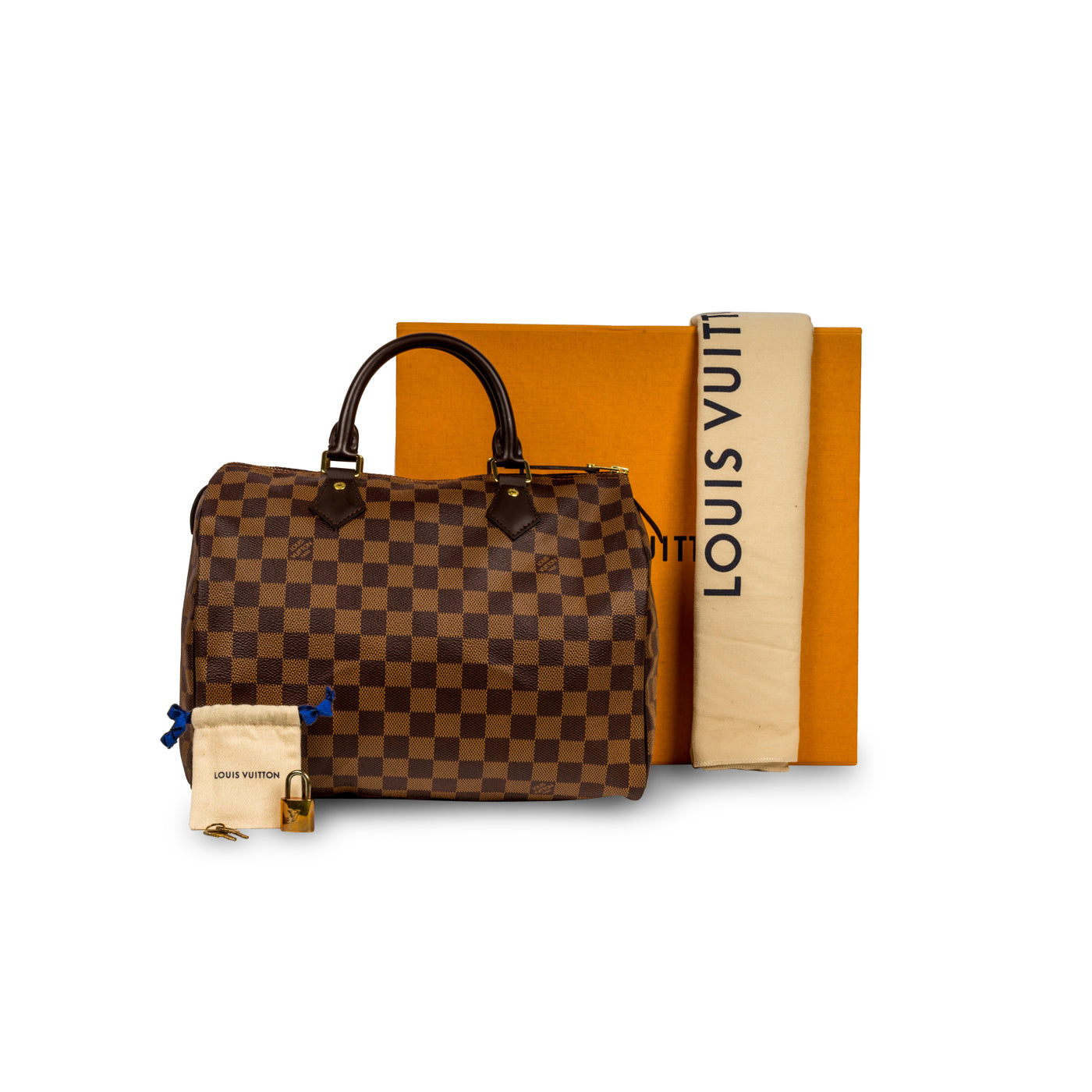 Speedy 30 - Damier Ebene Canvas