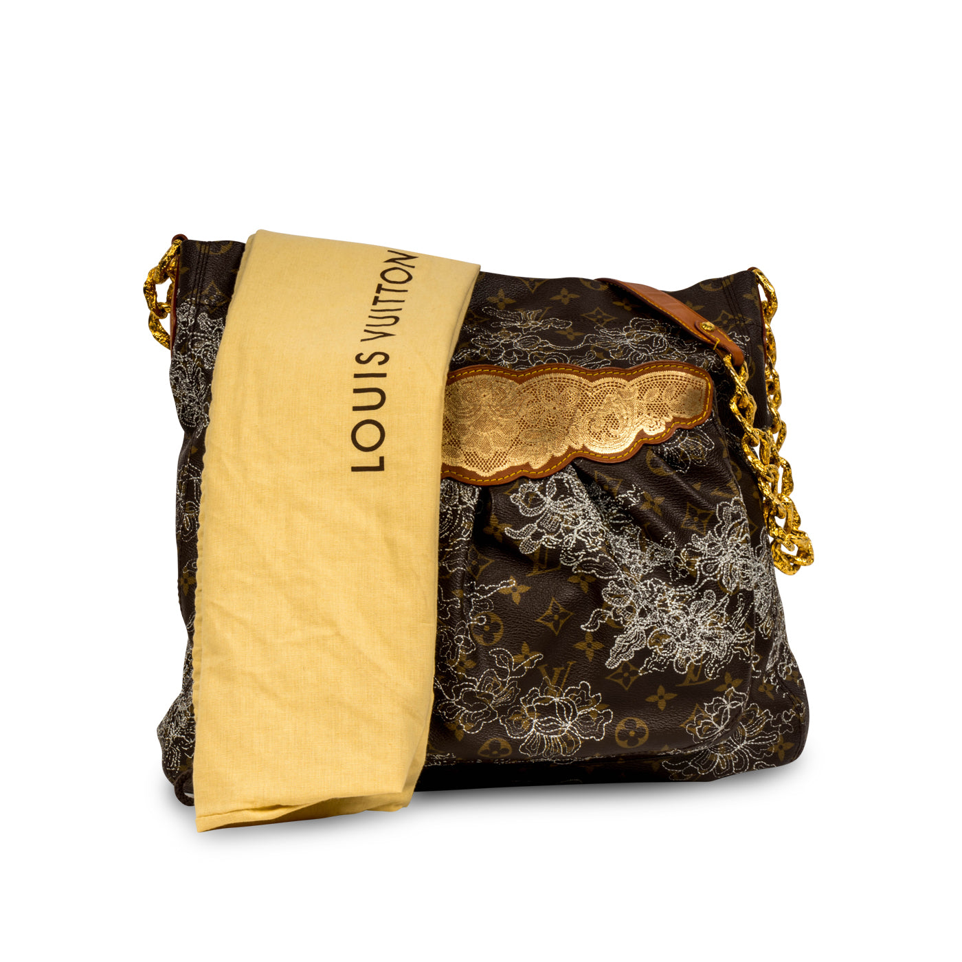 Large Shoulder Bag - Monogram Dentelle