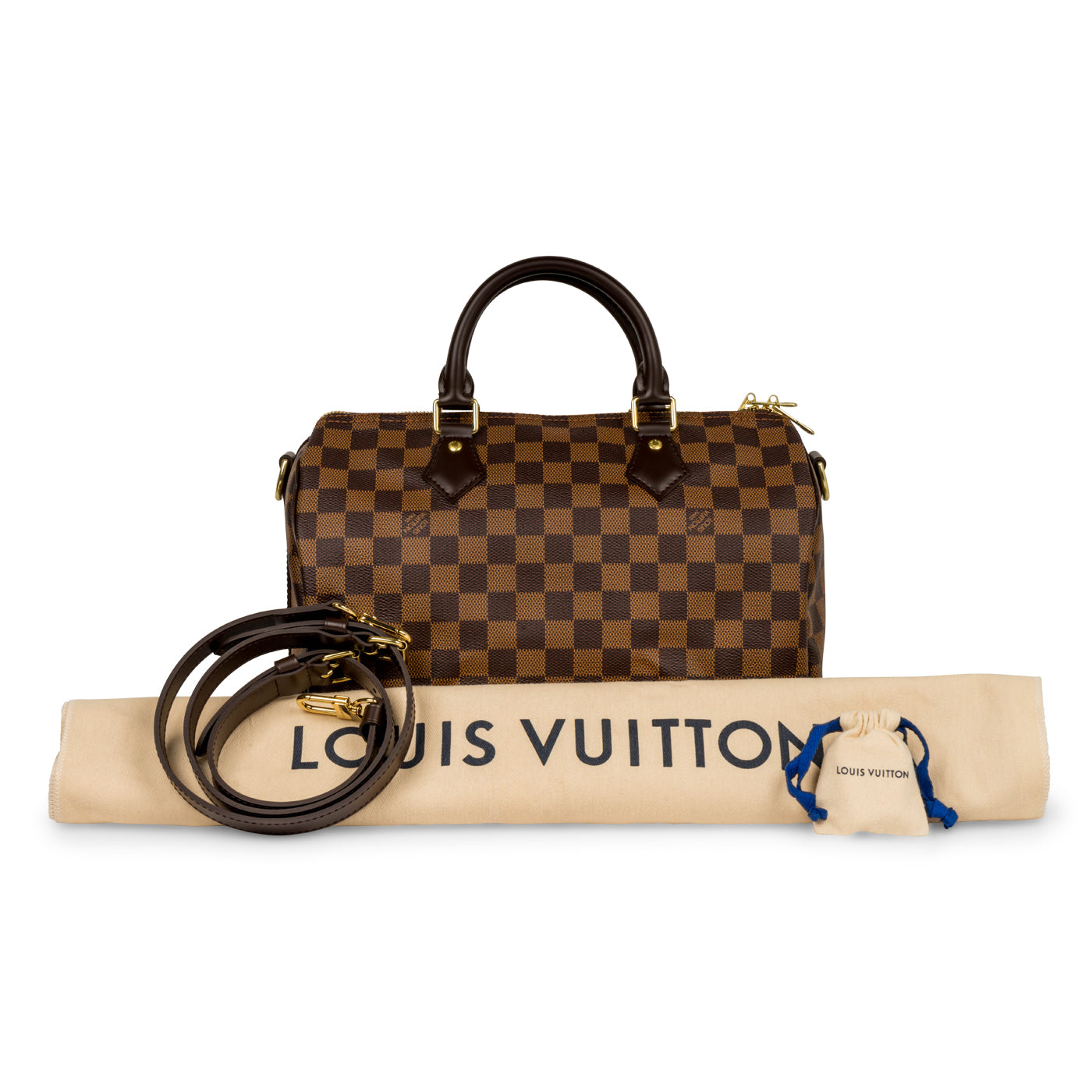 Speedy 30 Bandoulière - Damier Ebene