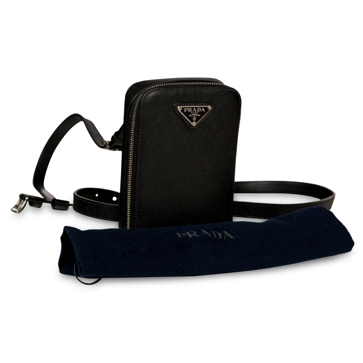 Logo Plaque Saffiano Harness