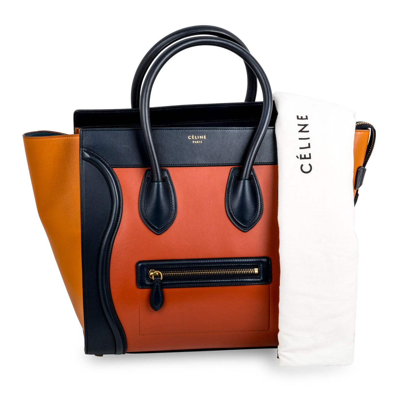 Tri-colour Mini Luggage Tote