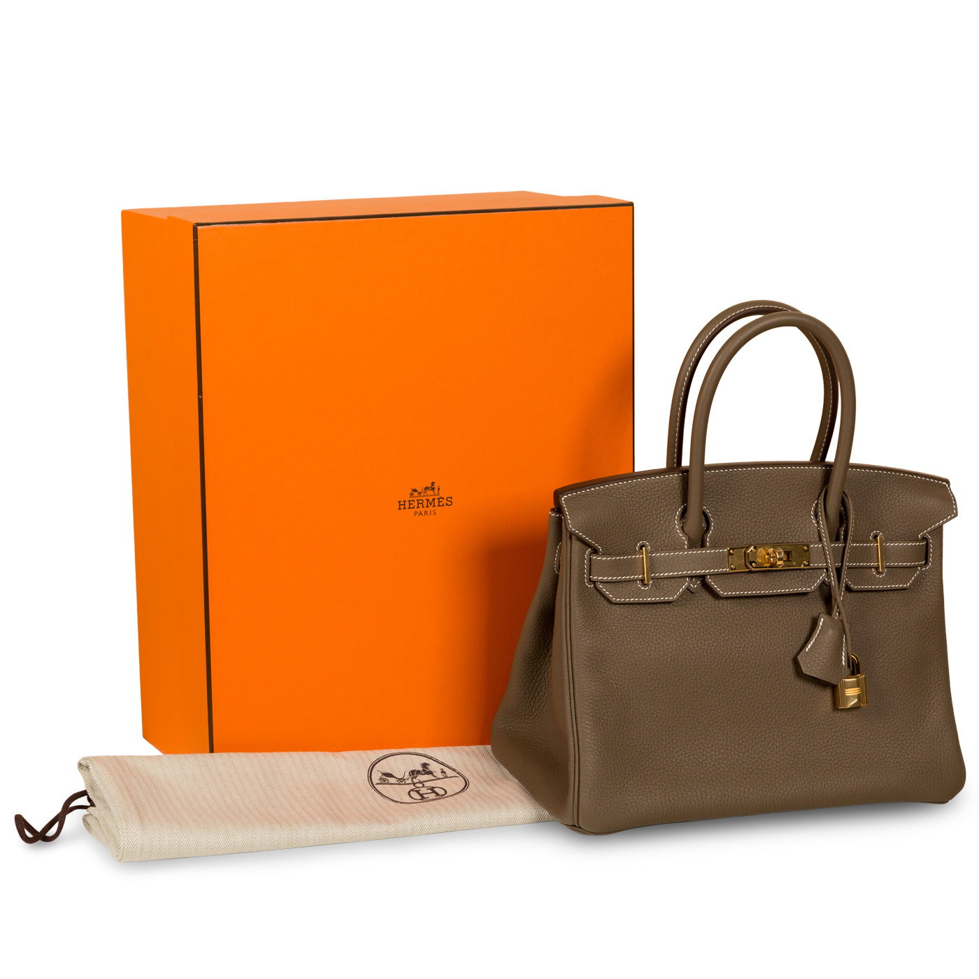 Birkin 30 - Etoupe Clemence - GHW