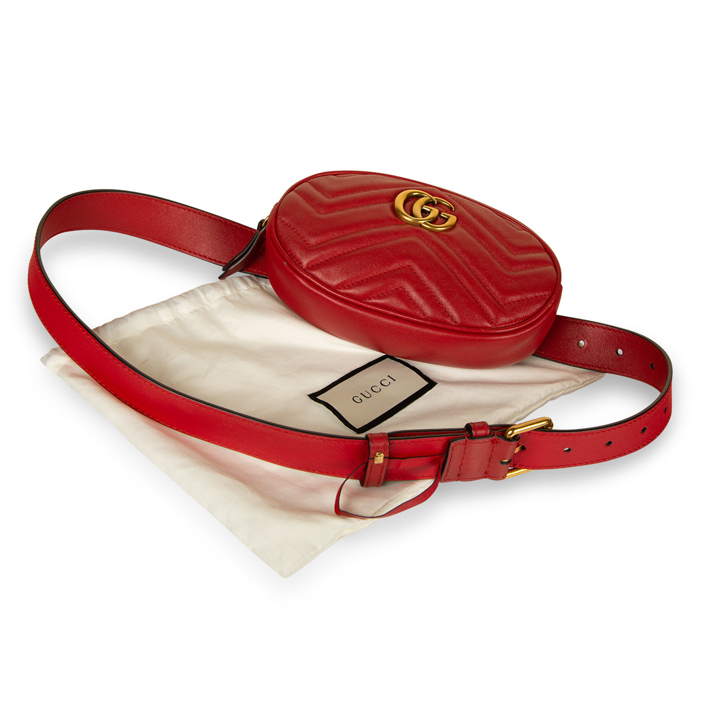 Marmont Belt Bag - Red