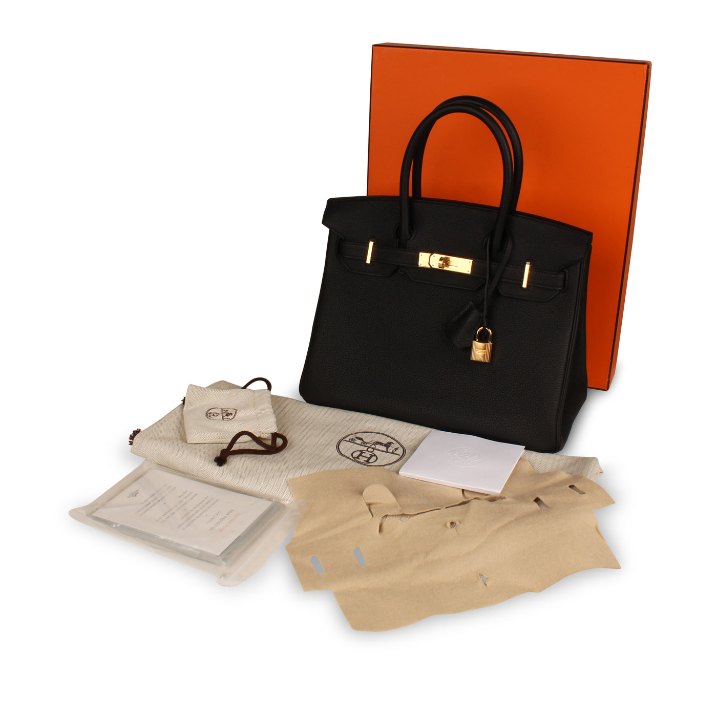Birkin 30 - Black Togo