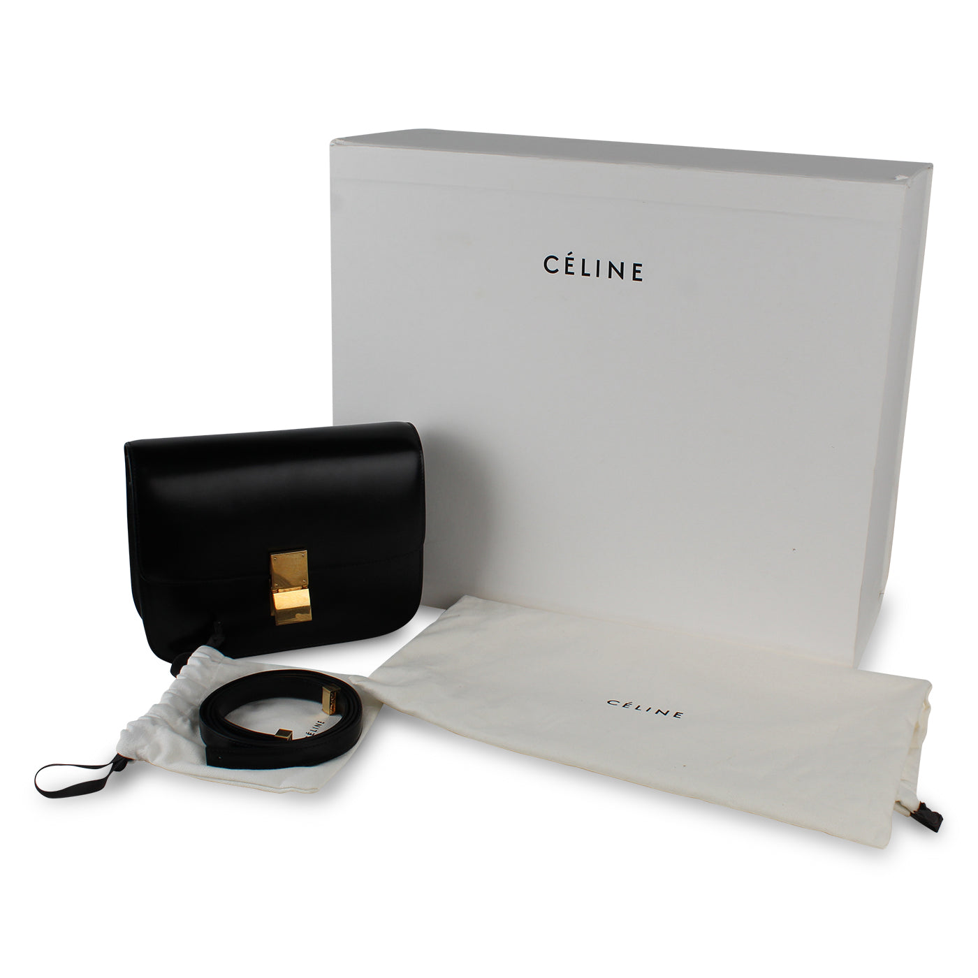 Medium Box Bag - Black