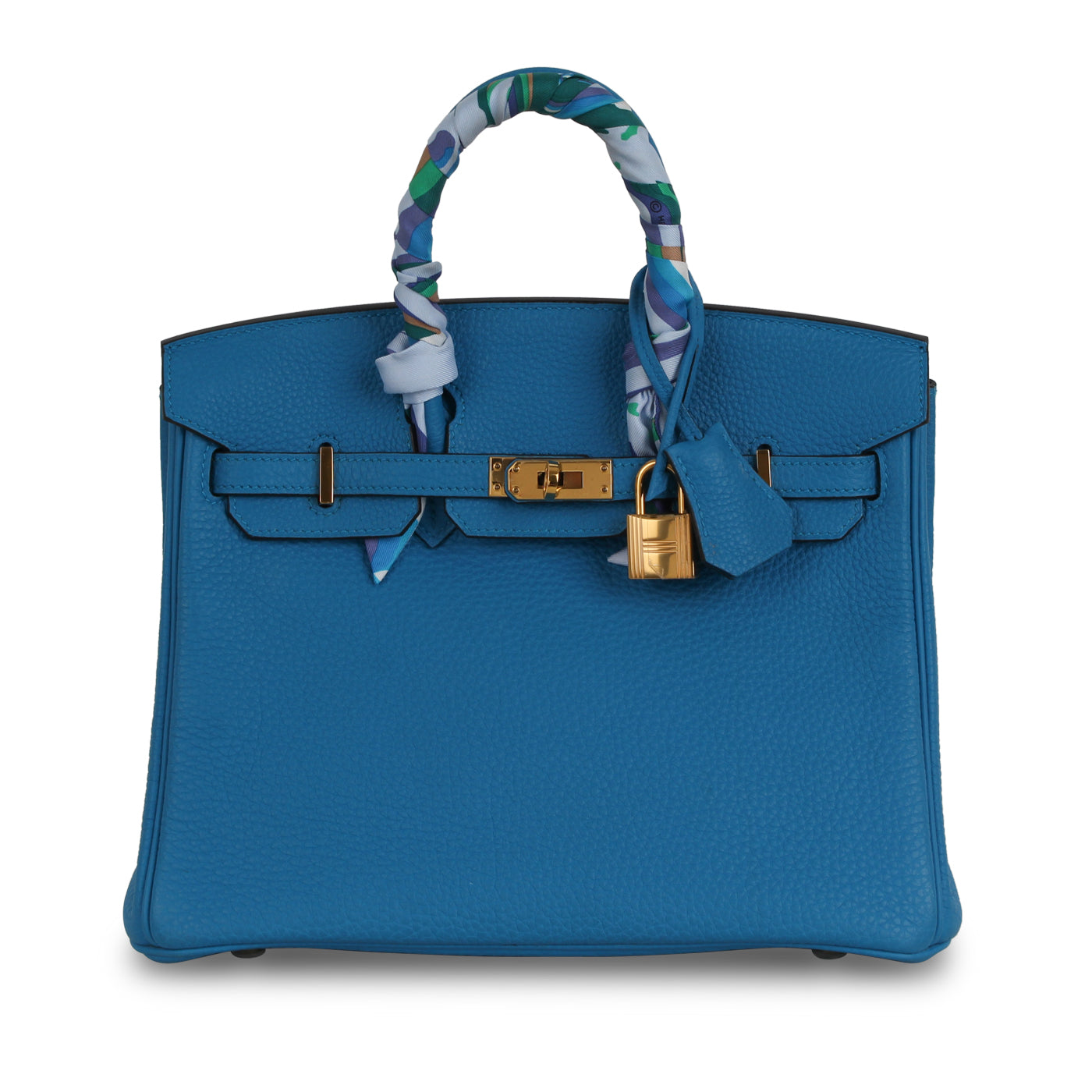 Birkin 25 Blue Zanzibar GHW - Main Image