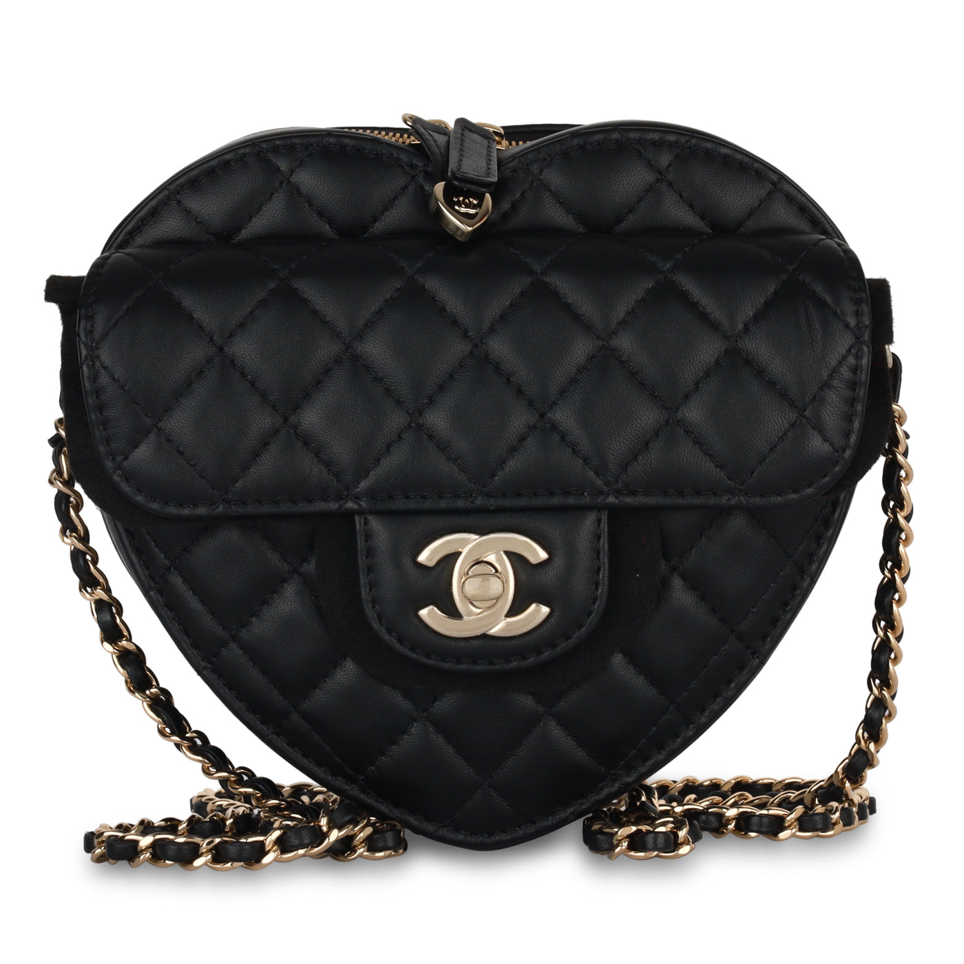 Large Heart Bag - Black