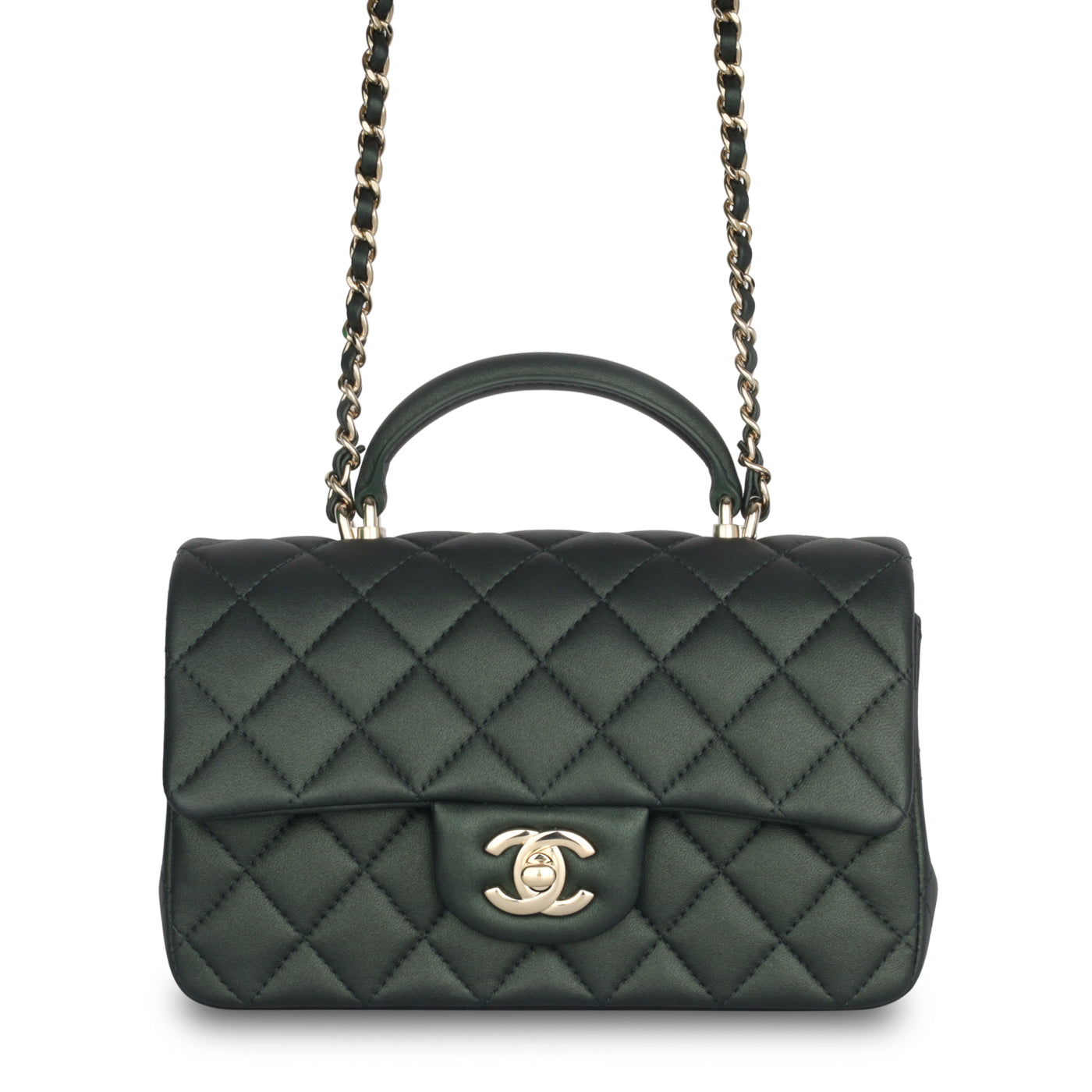 Classic Flap Bag - Mini Rectangular Top Handle