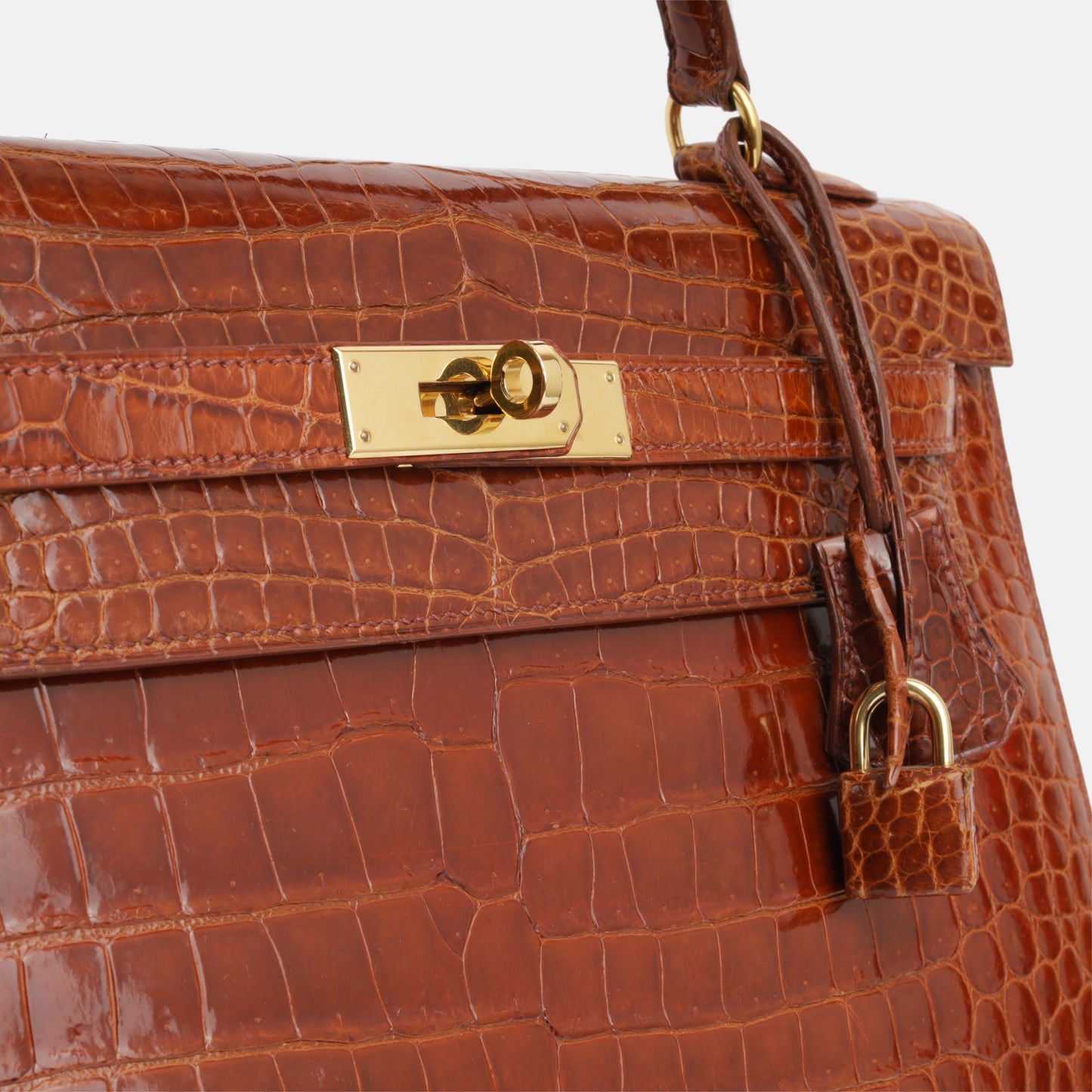 Vintage Kelly 32 - Crocodile