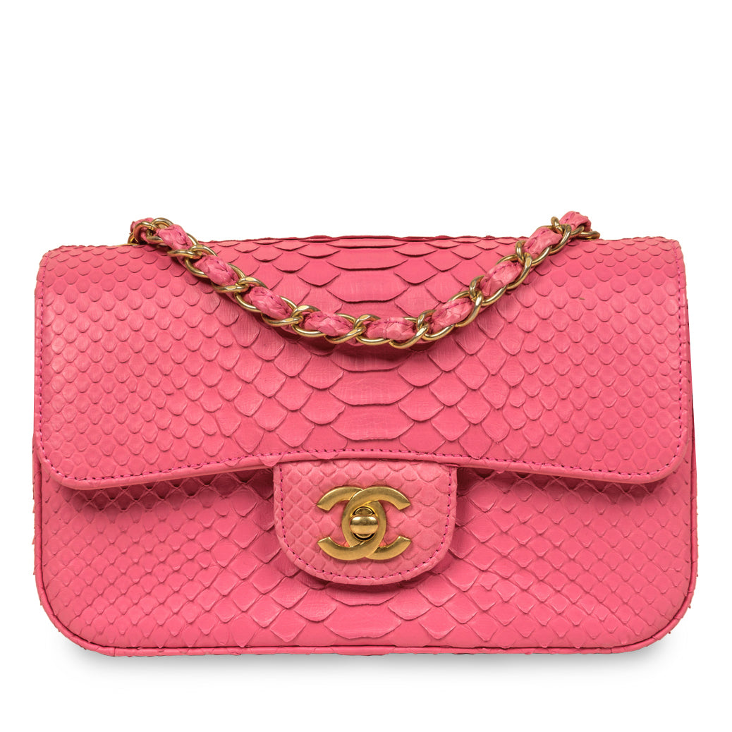 Chanel Mini Rectangular Python Pre-Loved – Bagista