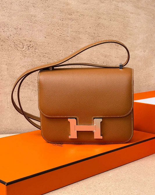 Hermès Constance 18 - Gold Epsom | Palladium Hardware