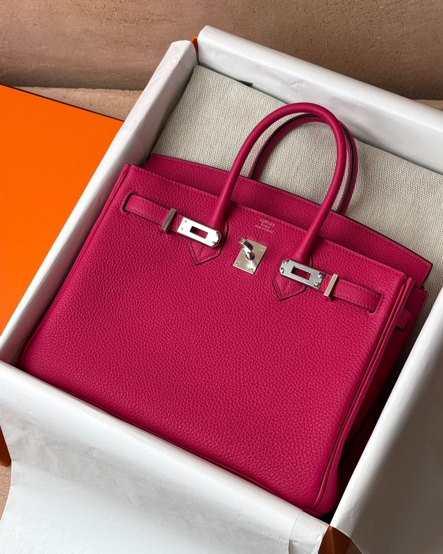 Hermès Birkin 25 - Rose Mexico Togo | Palladium Hardware