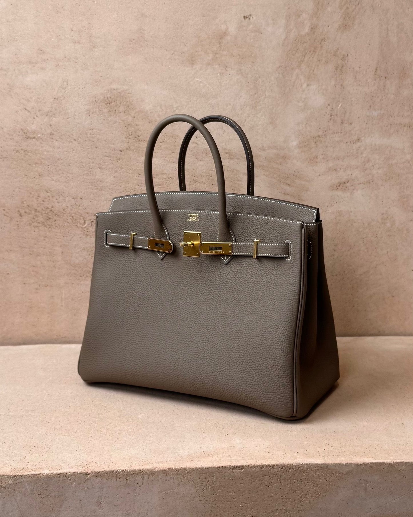 Hermès Birkin 35 - Etoupe Togo | Gold Hardware