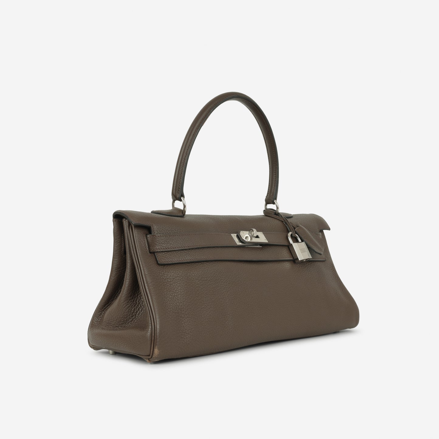 Hermès JPG Shoulder Kelly 42 - Ebene Clemence | Palladium Hardware