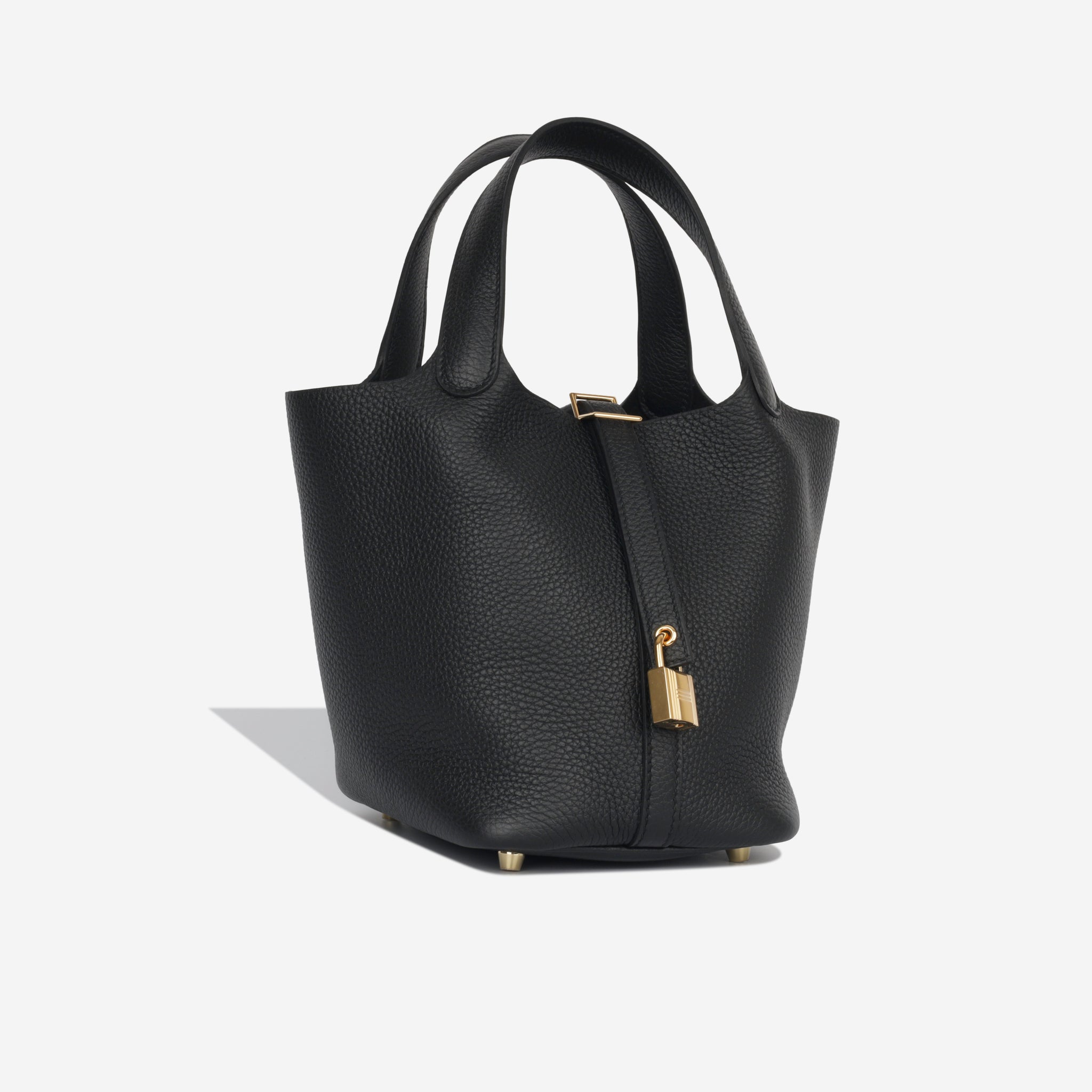 Hermès Picotin 18 Noir Clemence GHW Brand New Bagista