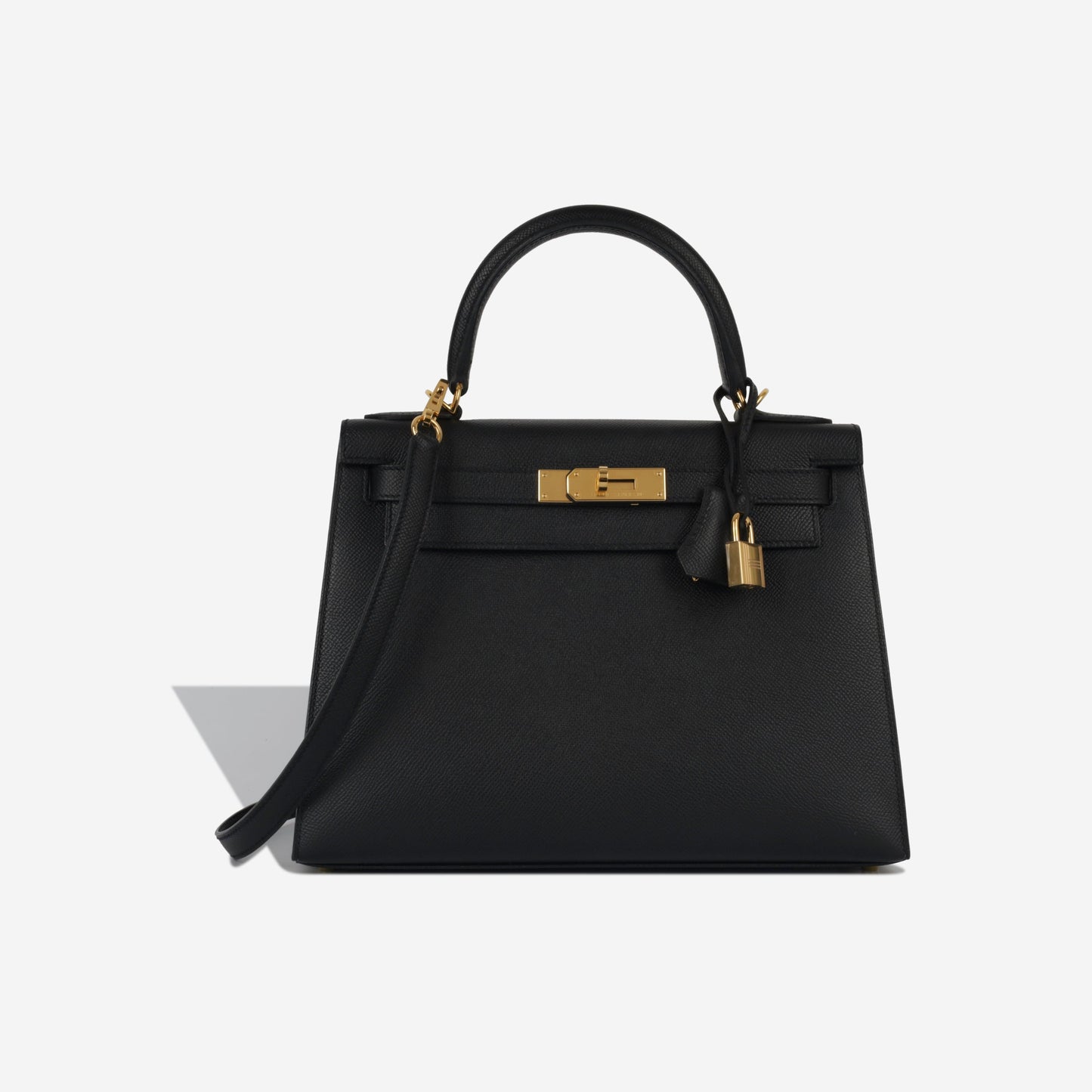 Kelly 28 - Noir Epsom