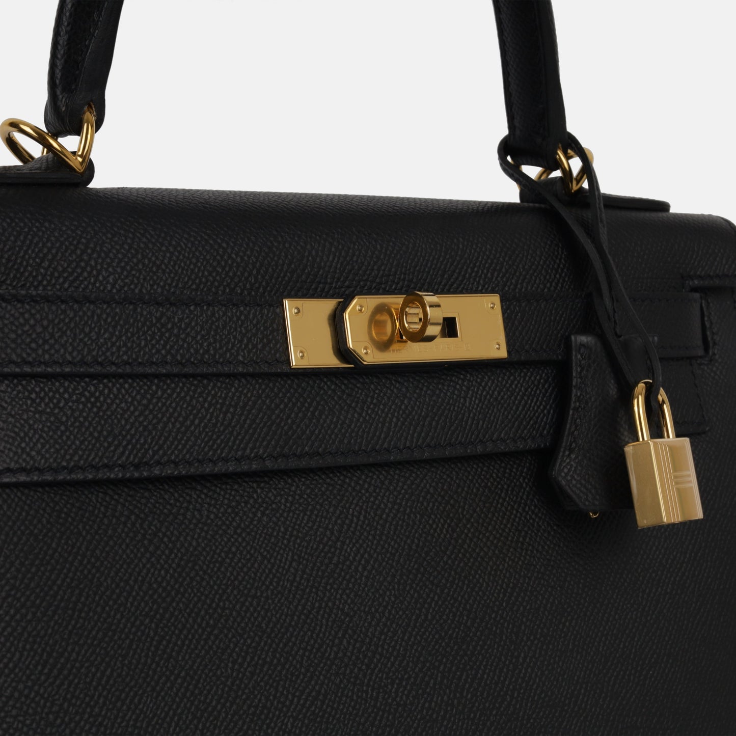 Kelly 28 - Noir Epsom