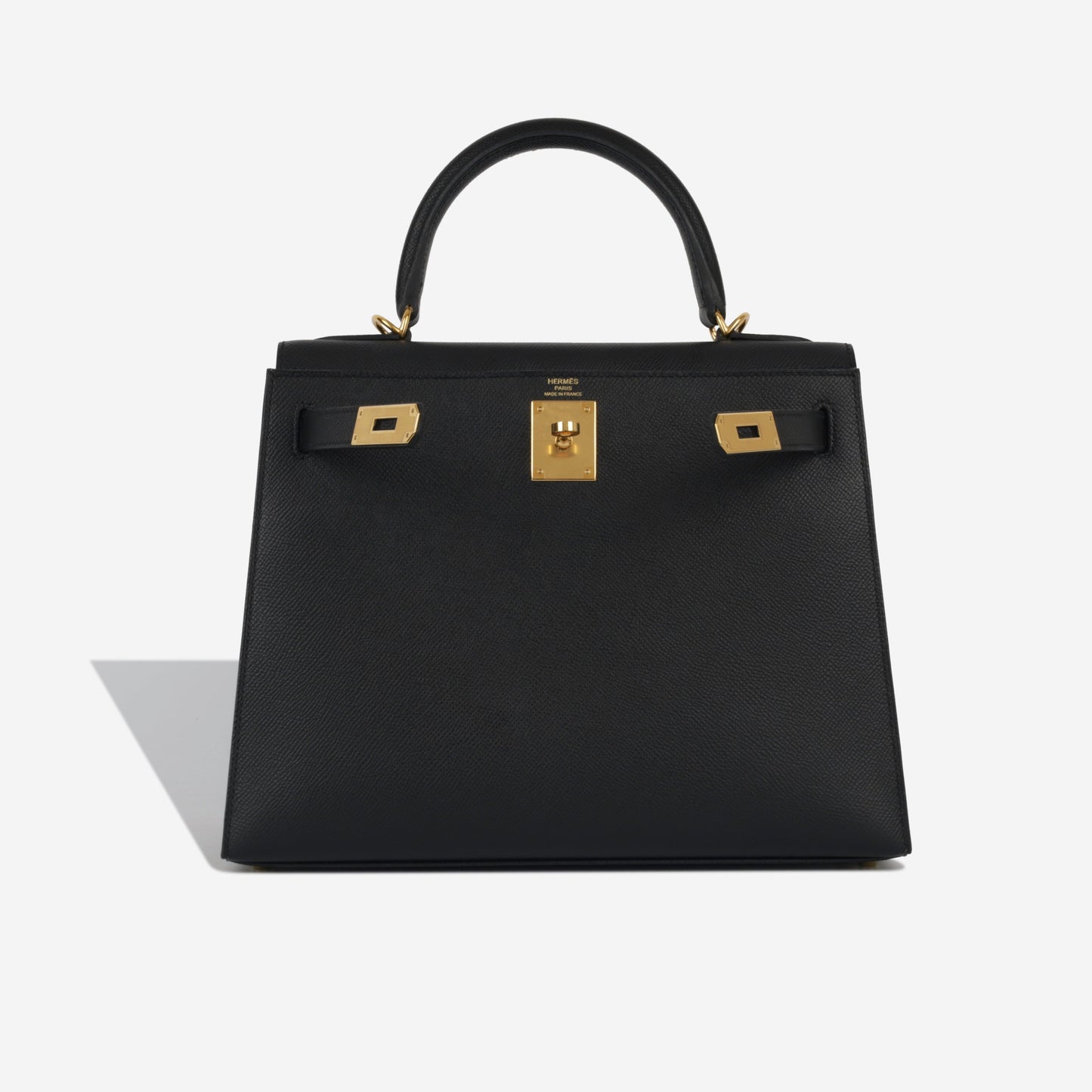 Kelly 28 - Noir Epsom