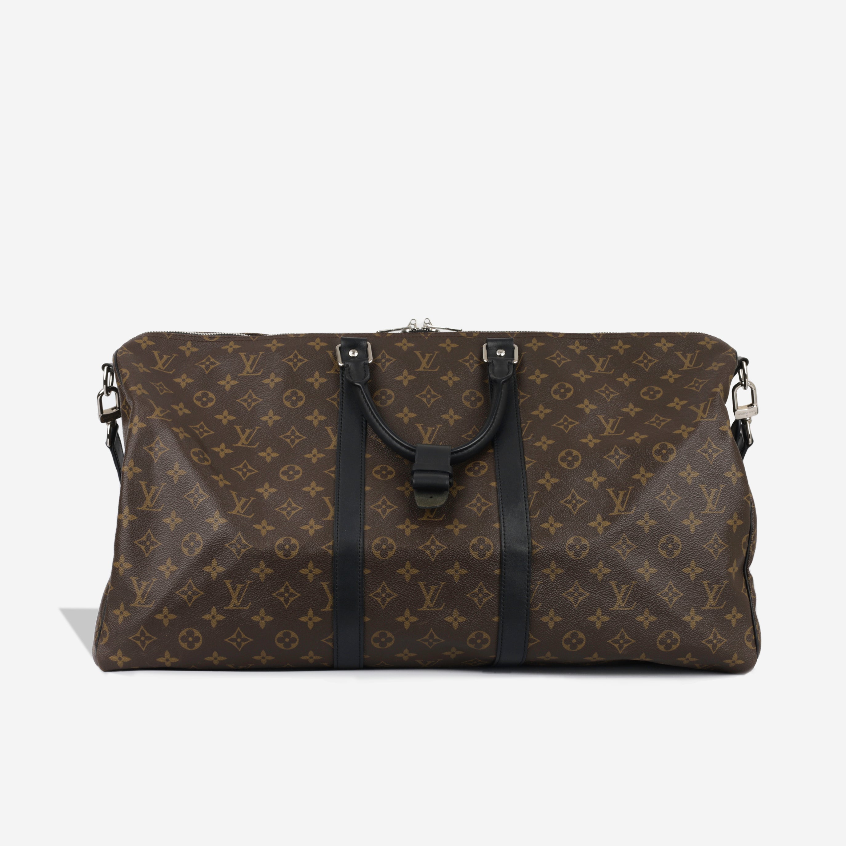 Louis Vuitton - Keepall Bandoulière 55 - Monogram Macassar - SHW