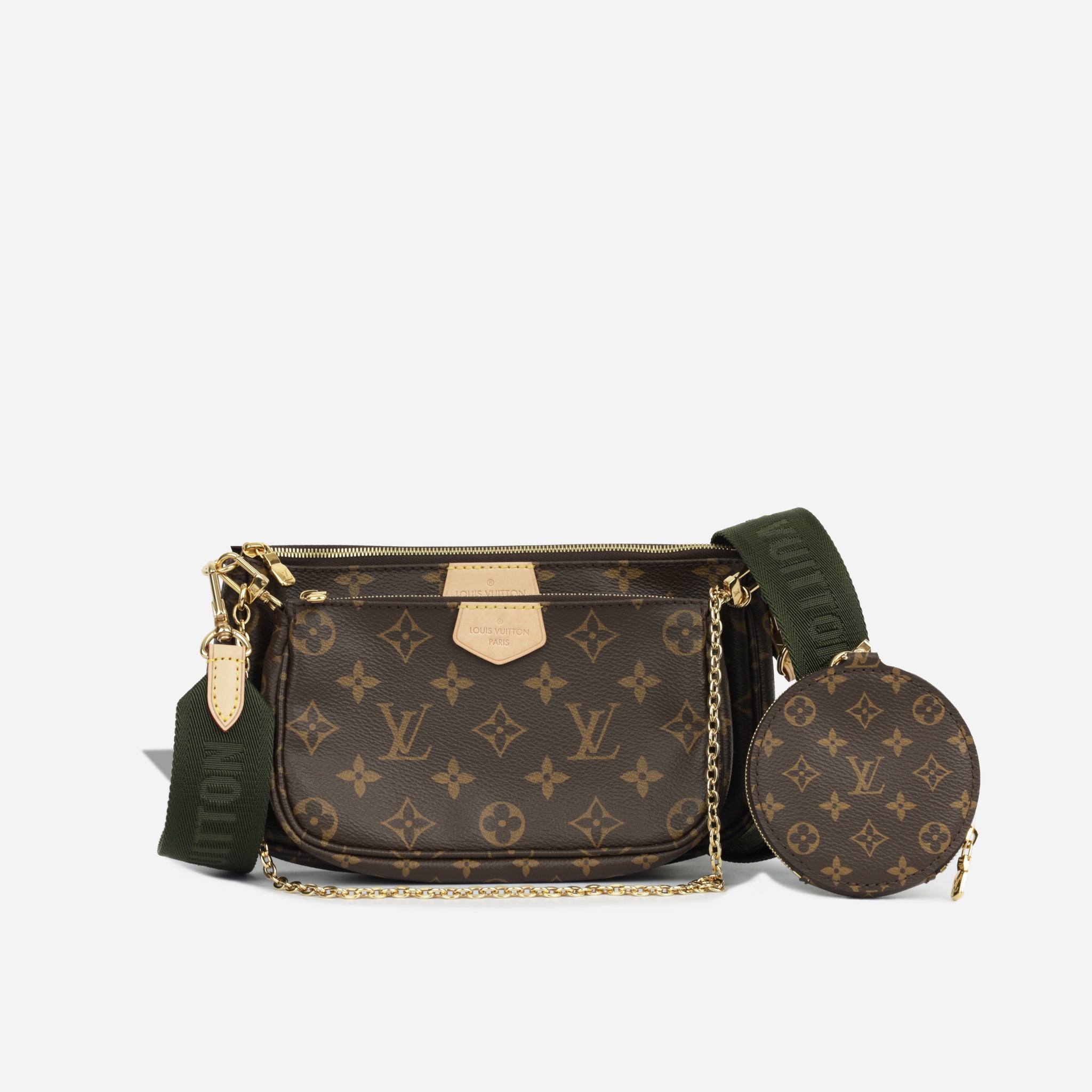 Louis Vuitton - Multi Pochette Accessoires - Khaki Strap - Pre Loved