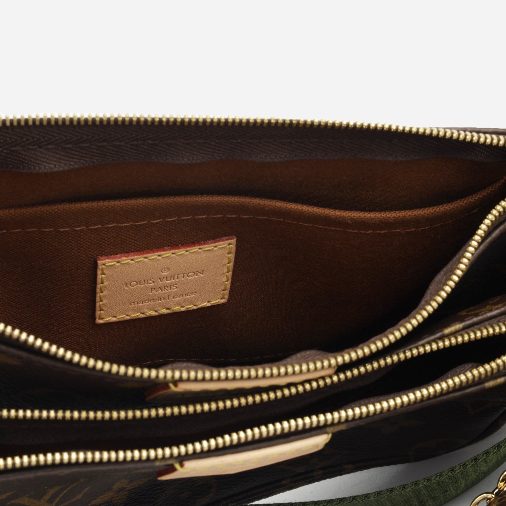 Louis Vuitton Khaki Multi Pochette Bag Trio Crossbody 6L110 – Bagriculture