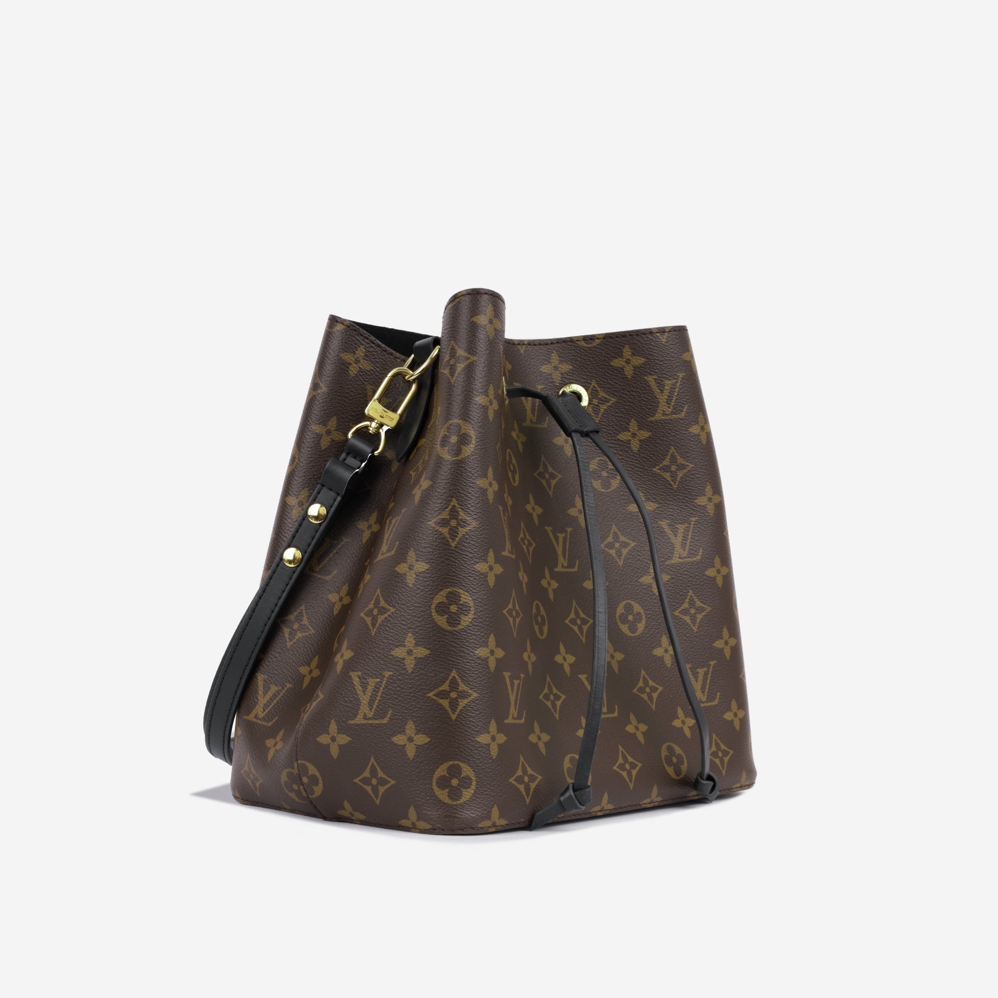 Luxury Monogram Canvas and Leather Handbag Neonoe