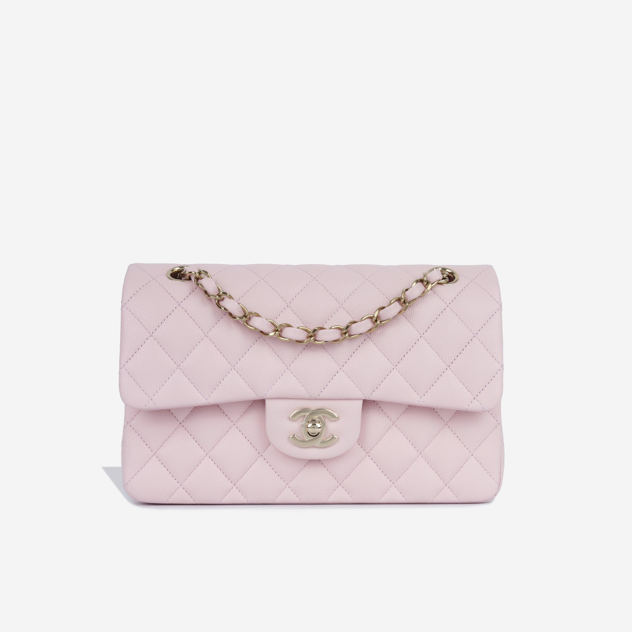 Light pink fur chanel bag Clearance