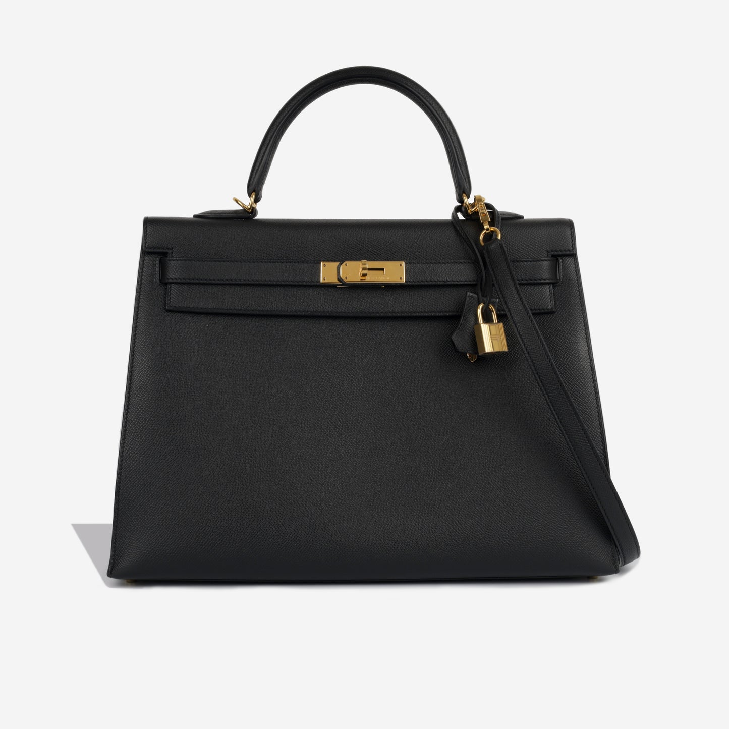 Kelly 35 - Noir Epsom