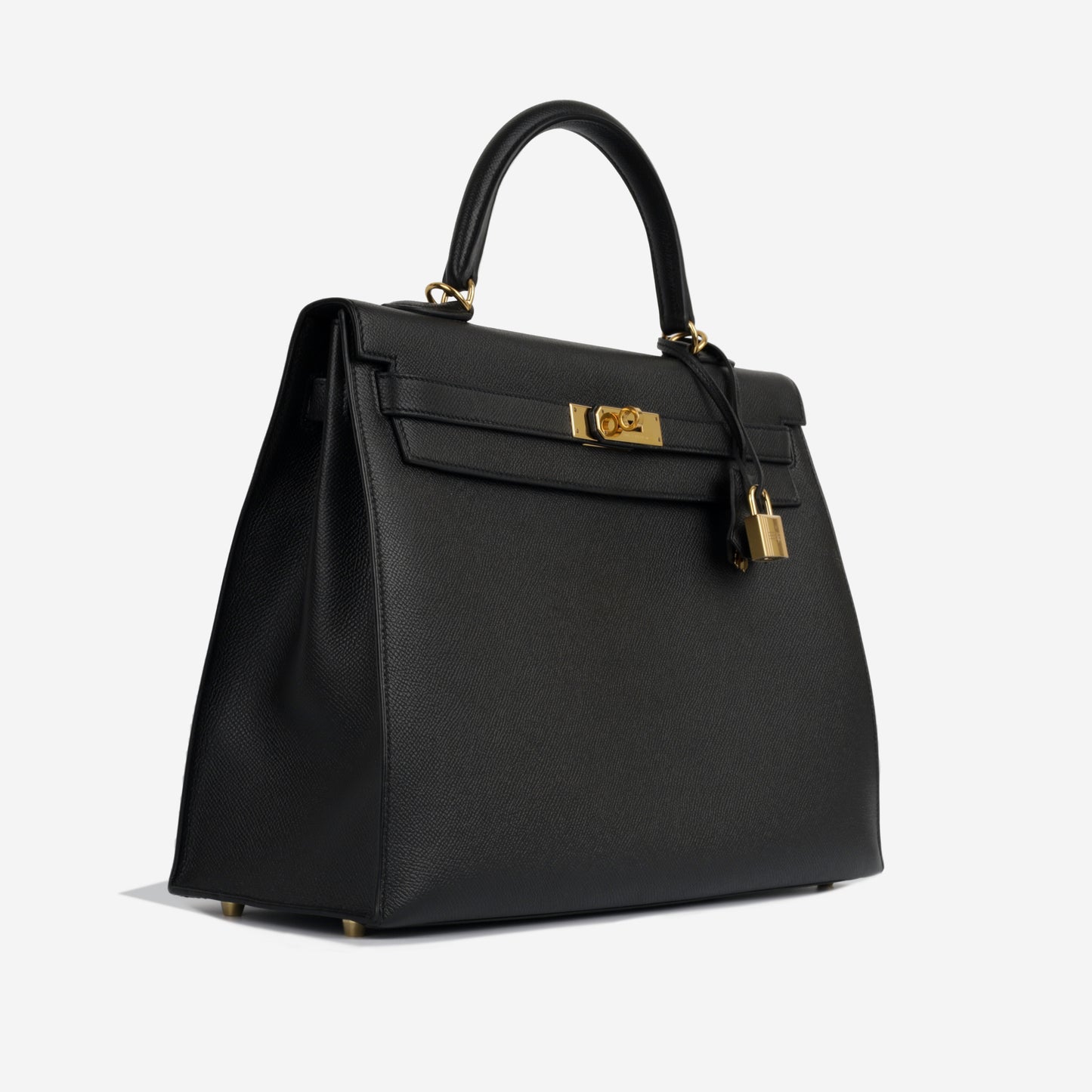 Kelly 35 - Noir Epsom