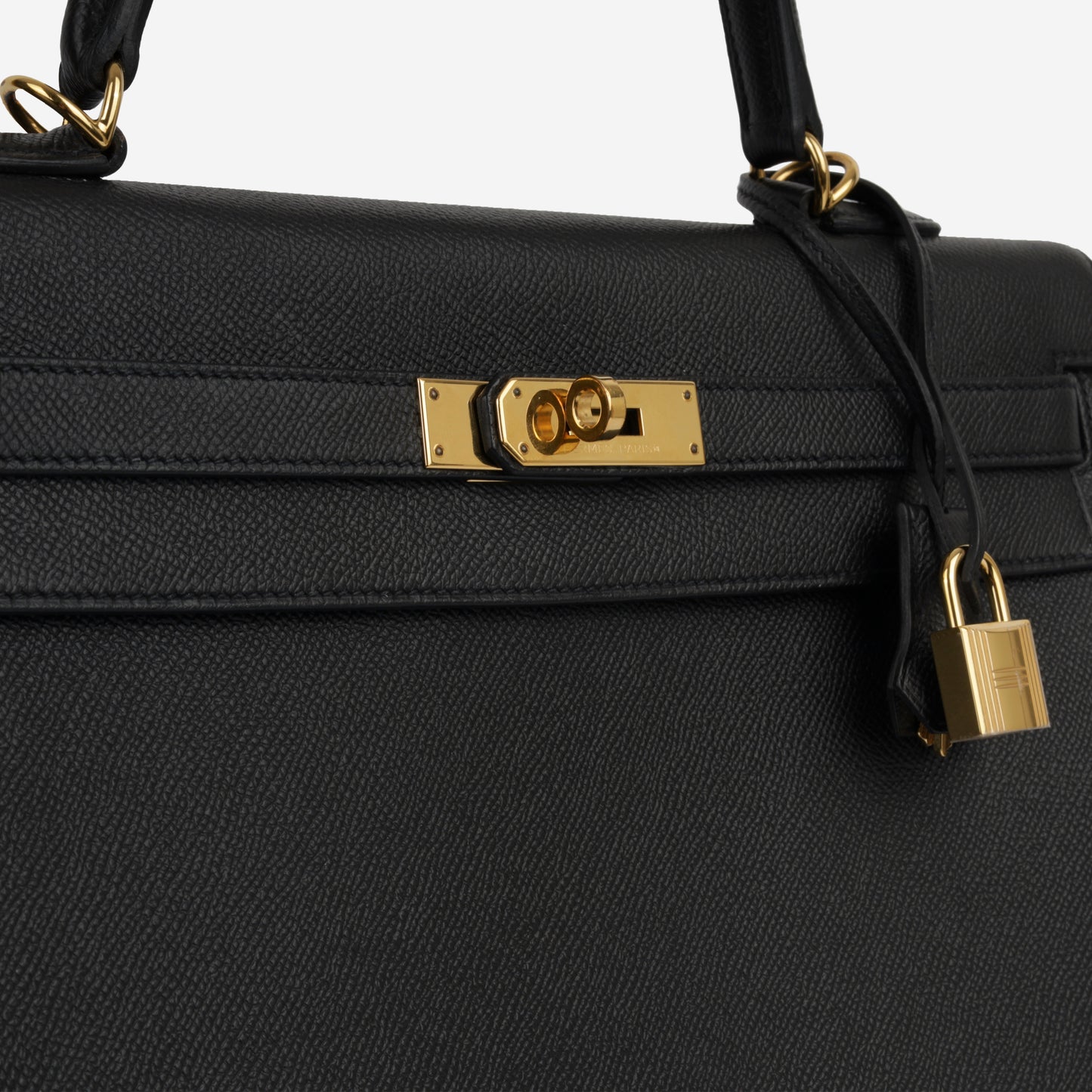 Kelly 35 - Noir Epsom