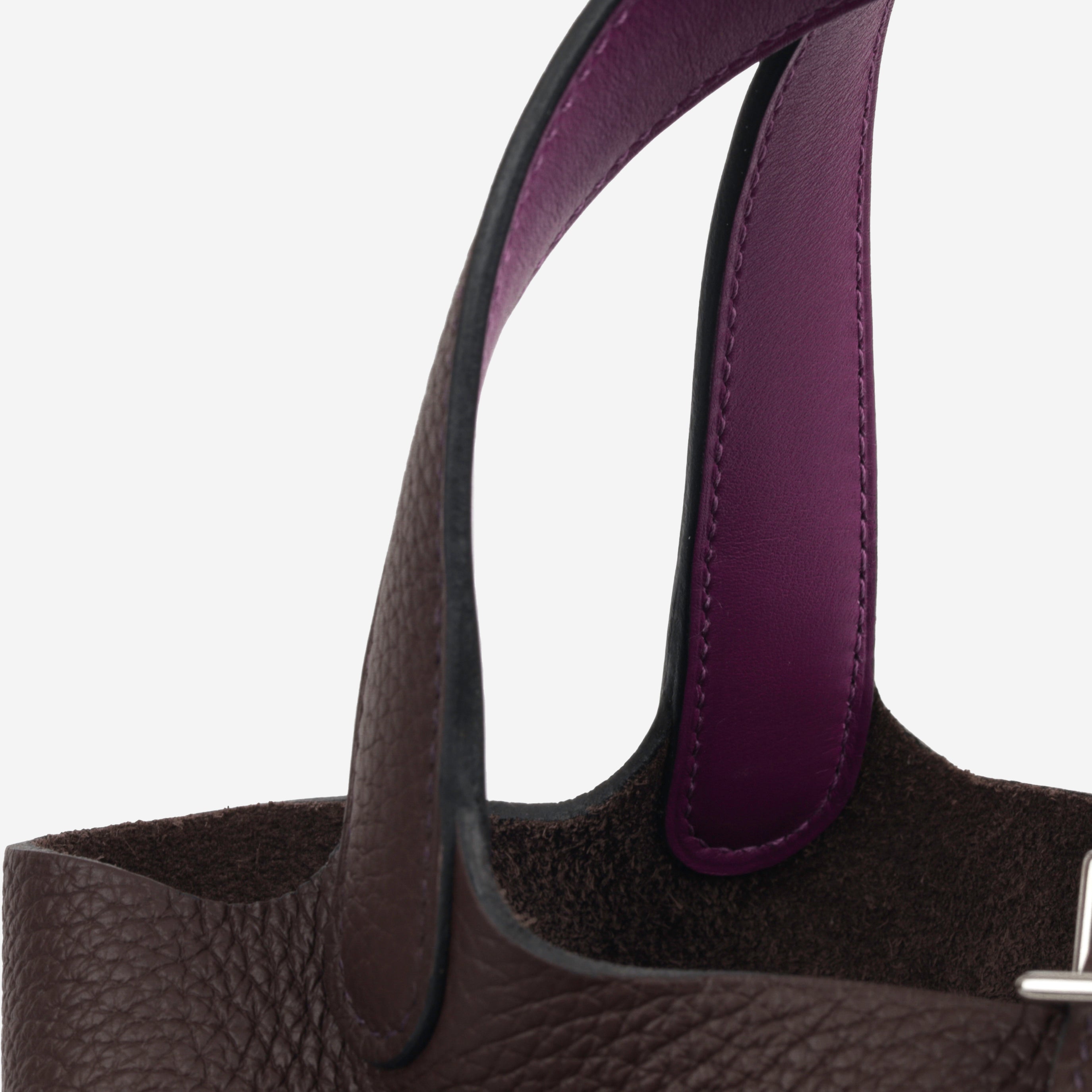 Hermès - Picotin 18 - Rouge Sellier/ Anemone Clemence - PHW