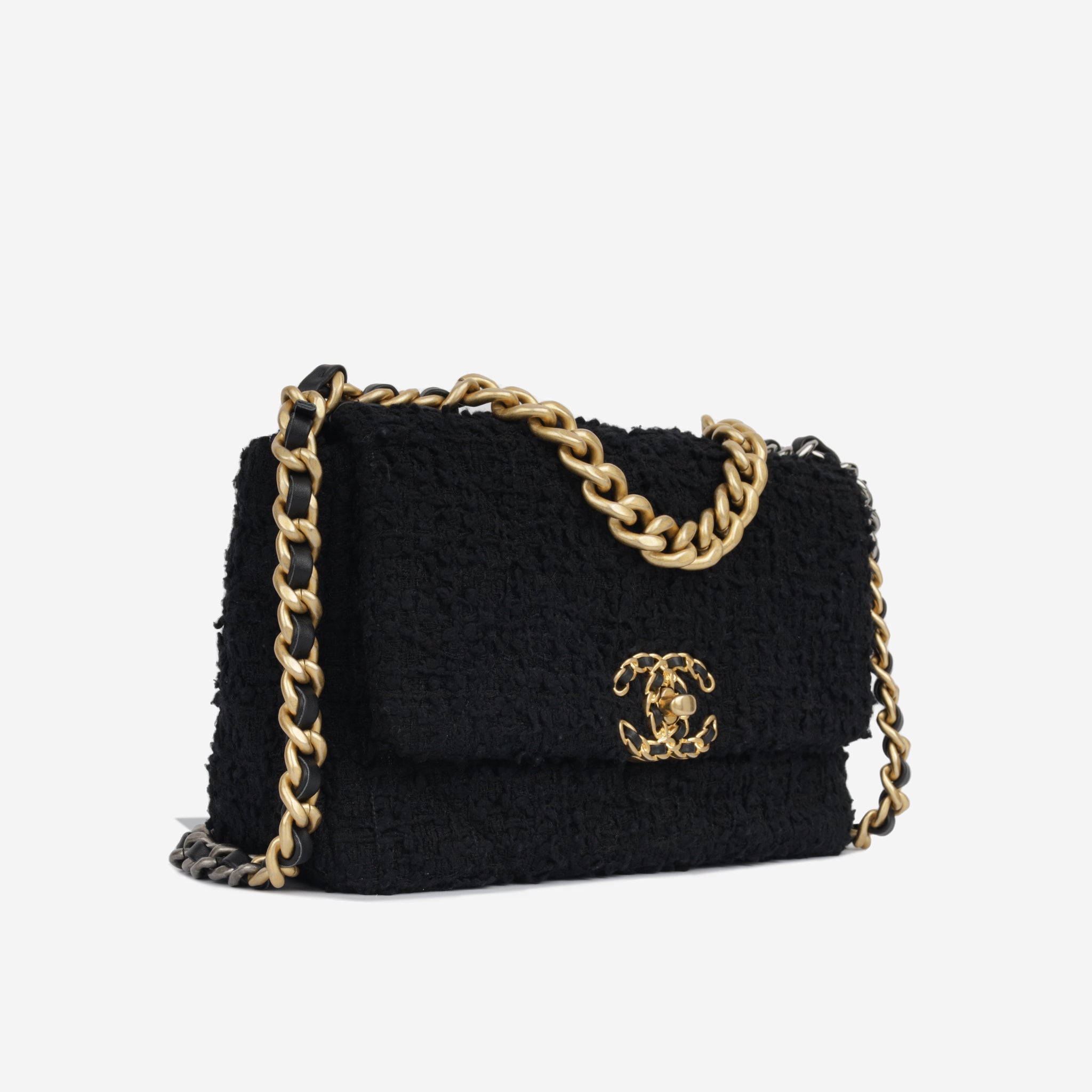 CHANEL 19 Small Tweed Flap Bag Handtasche - MyLovelyBoutique