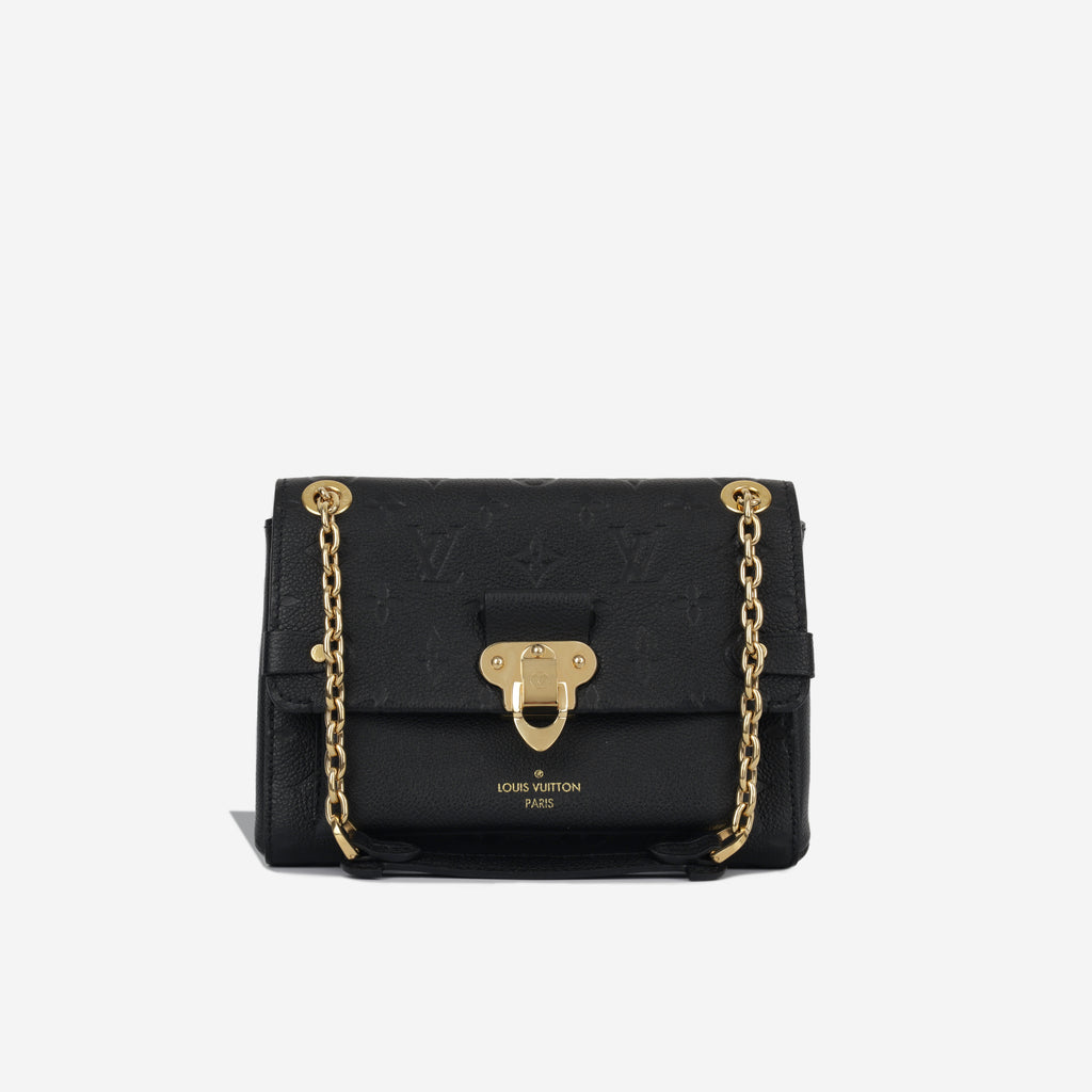 Louis Vuitton Black Empreinte Vavin BB Gold Hardware Available For