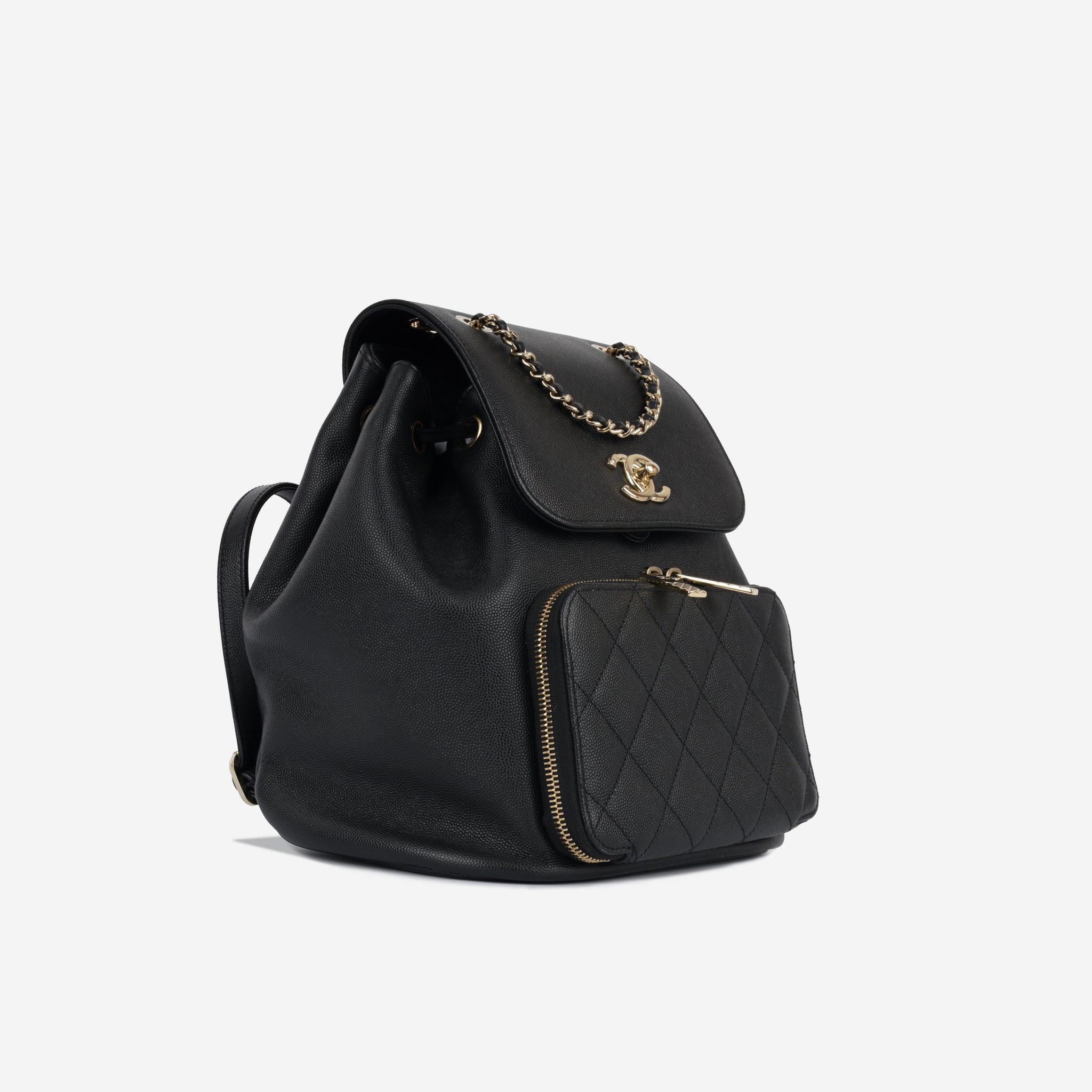 Chanel - Business Affinity Backpack - Black Caviar CGHW - 2018