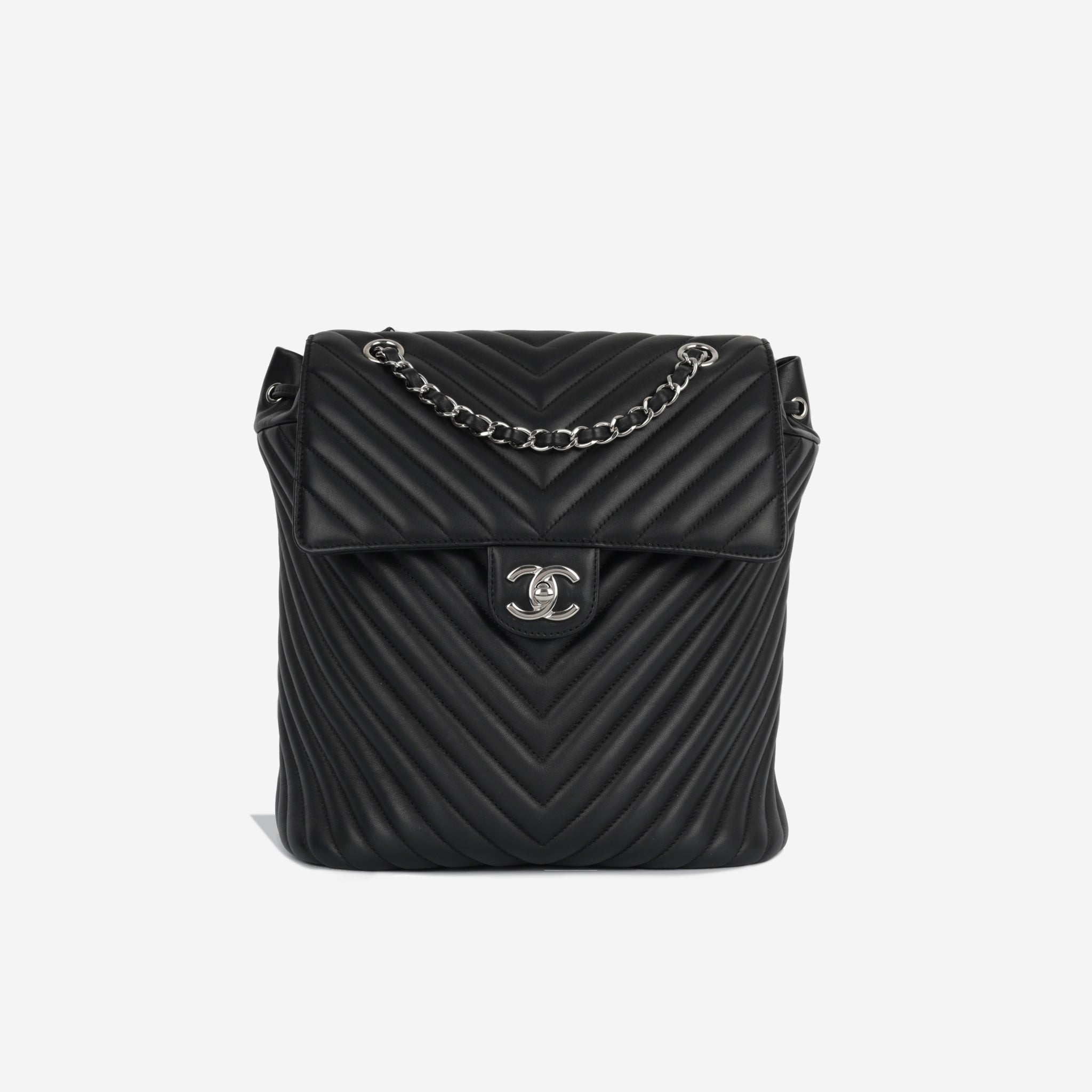 Chanel - Large Urban Spirit Backpack - Black Lambskin SHW - 2018